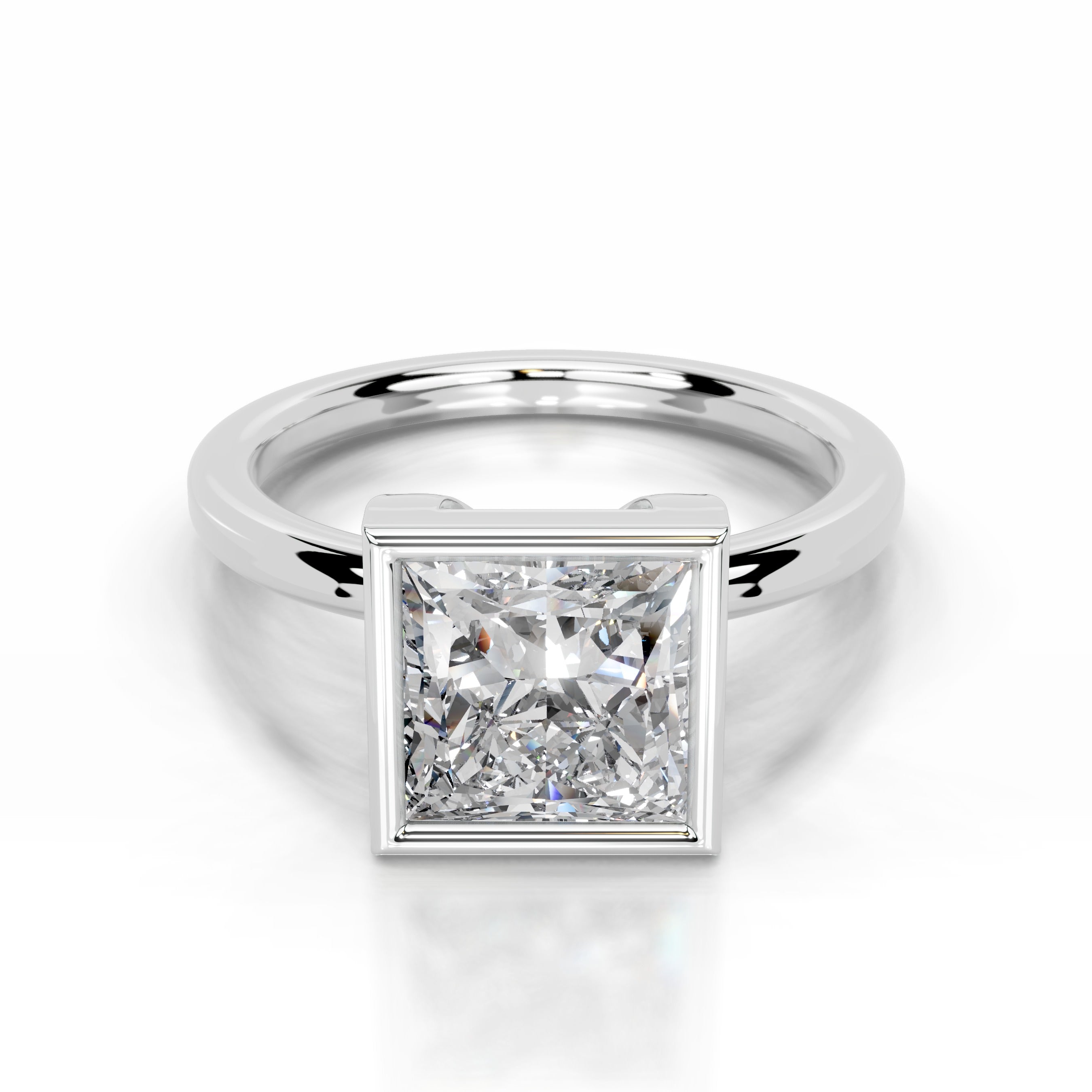 Dima  Lab Grown Diamond Ring - 18K White Gold