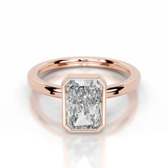 Dima Lab Grown Diamond Ring Elongated Radiant - 14K Rose Gold