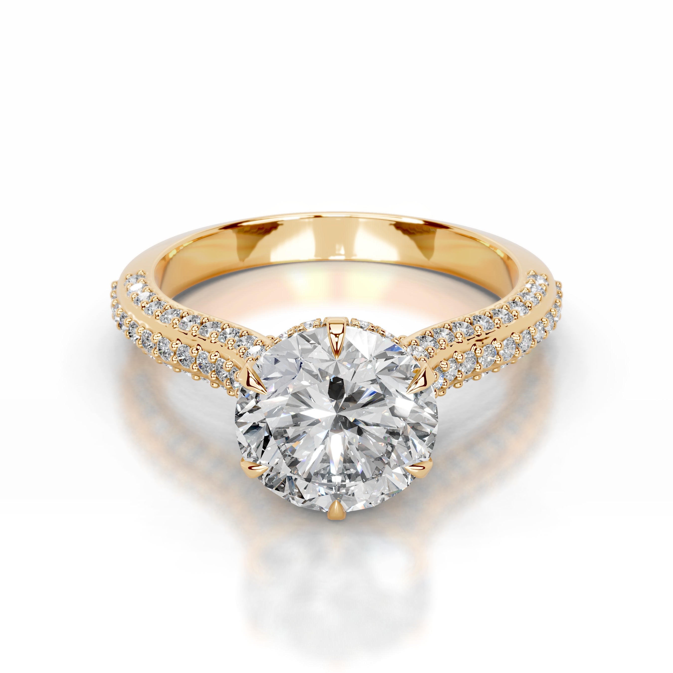 Joana  Lab Grown Diamond Ring - 18K Yellow Gold