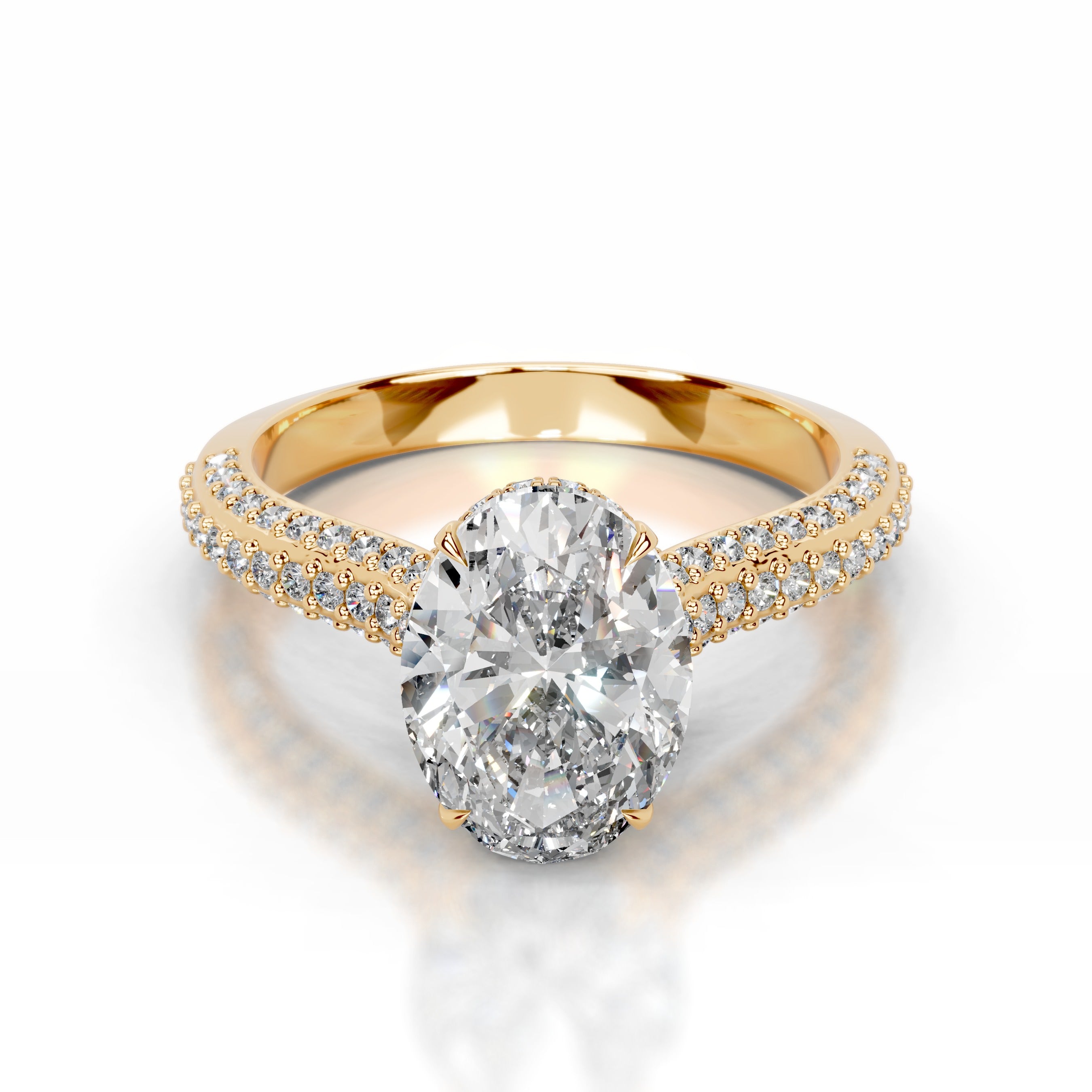 Joana  Lab Grown Diamond Ring - 18K Yellow Gold