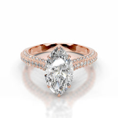Joana Lab Grown Diamond Ring Marquise - 14K Rose Gold