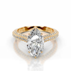 Joana Lab Grown Diamond Ring Marquise - 18K Yellow Gold