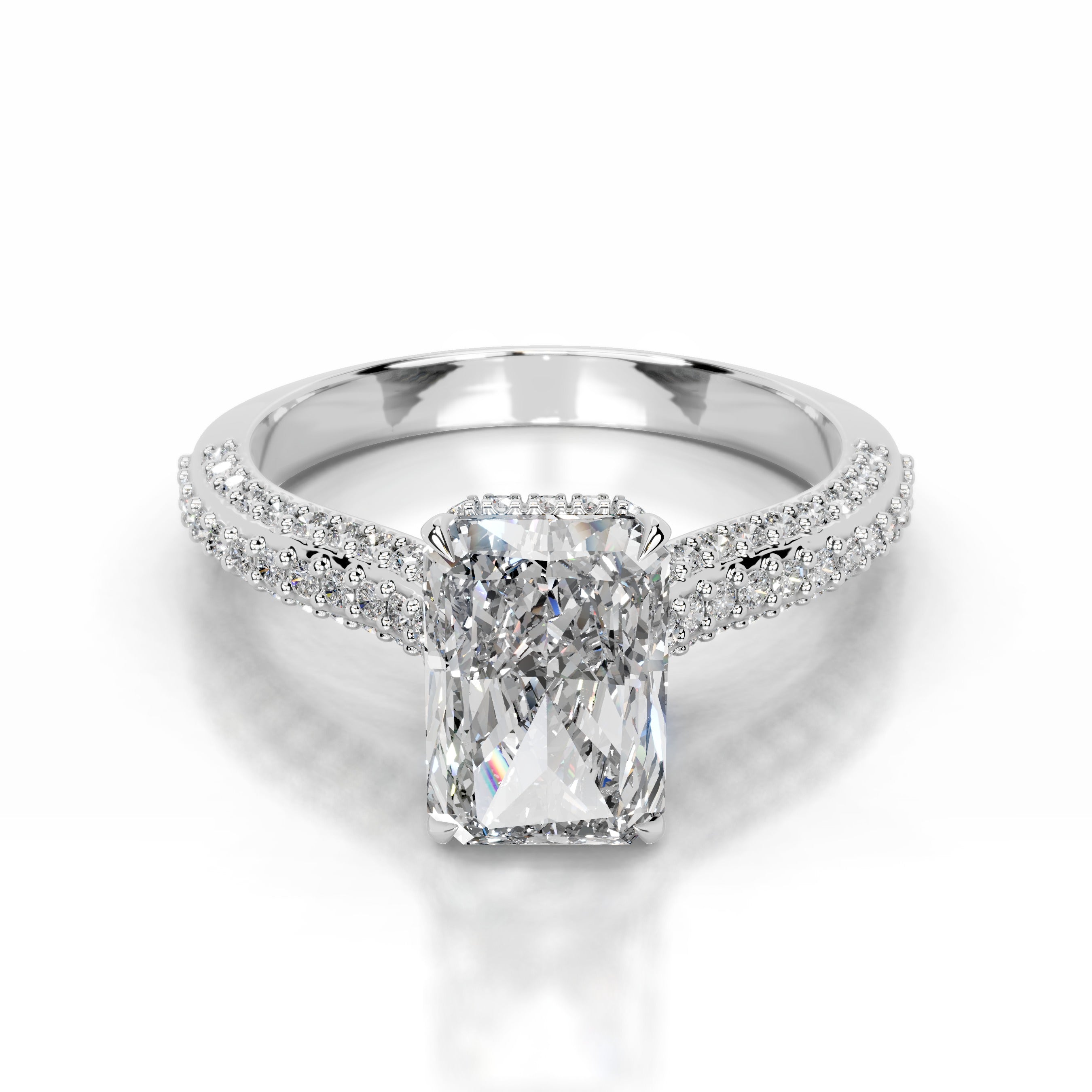 Joana Lab Grown Diamond Ring - 14K White Gold (RTS)