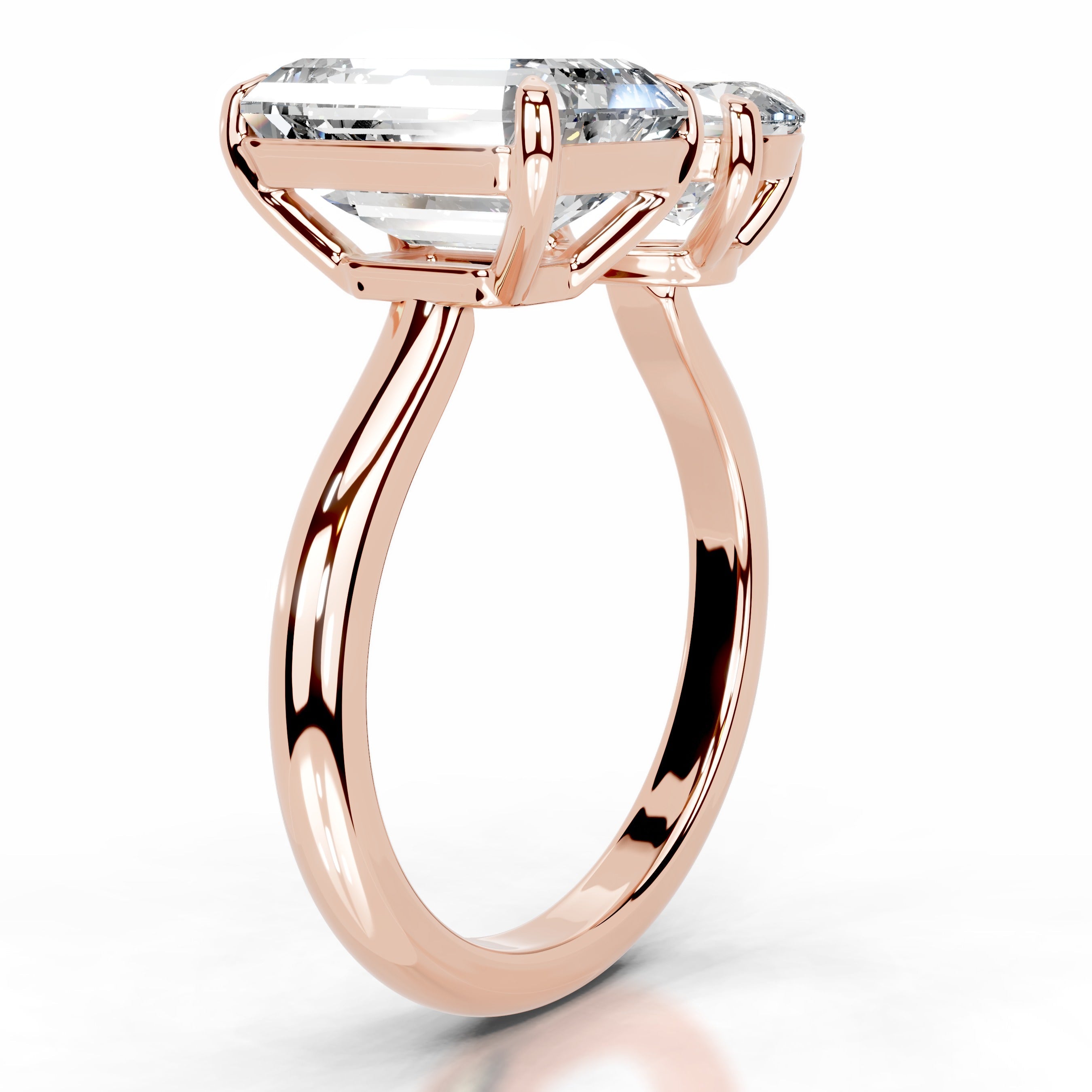 Joelle Lab Grown Diamond Ring - 14K Rose Gold (RTS)