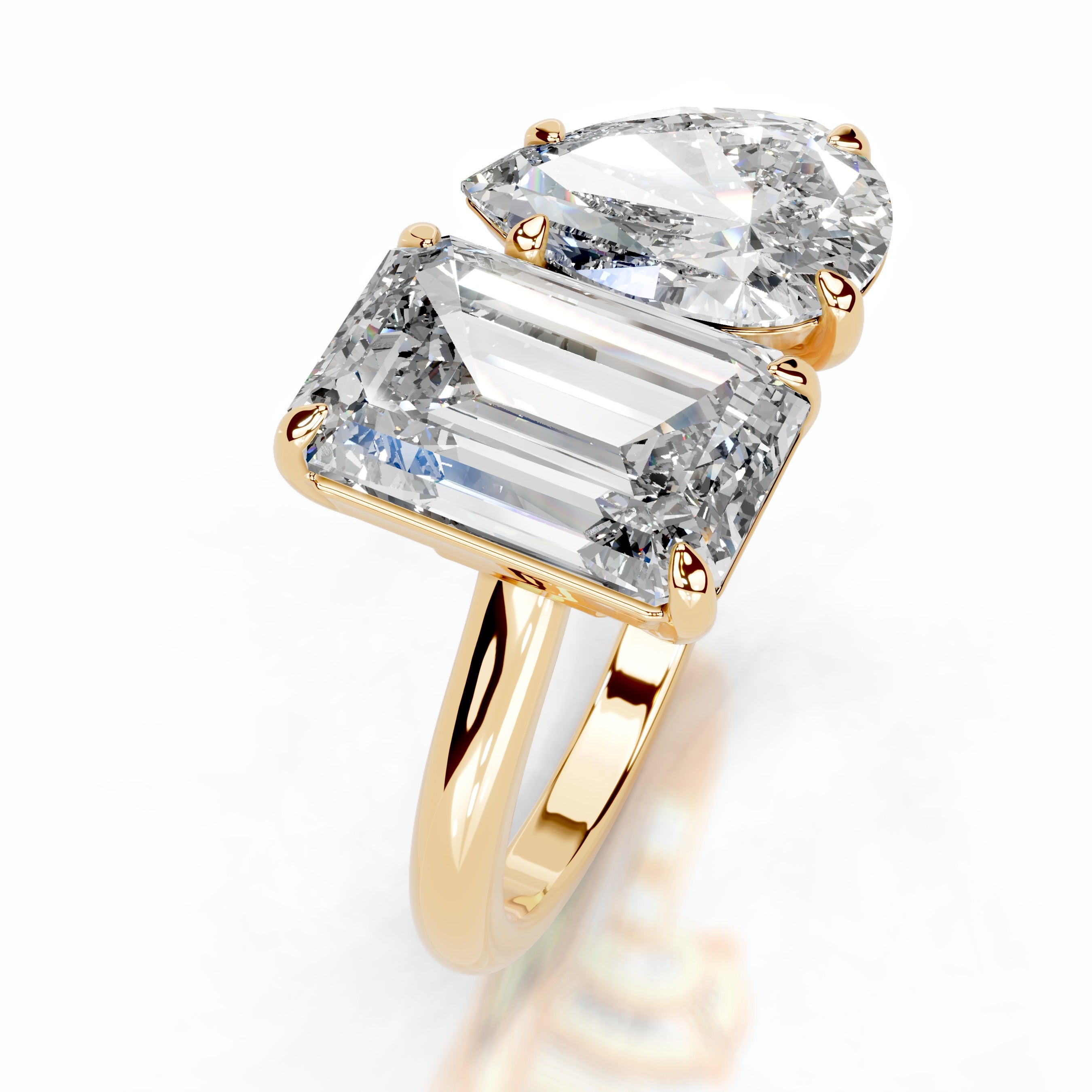 Joelle Lab Grown Diamond Ring - 18K Yellow Gold