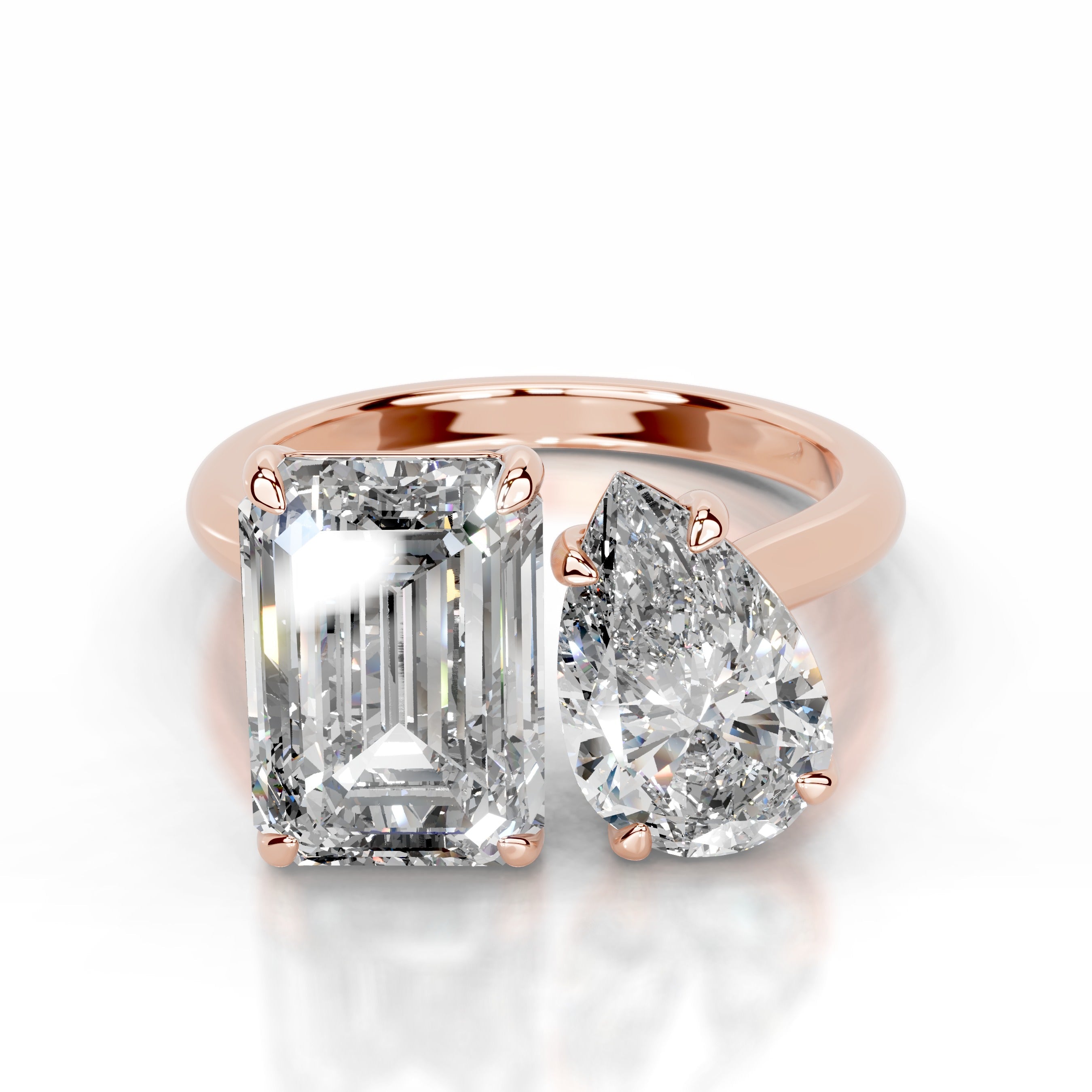 Joelle Lab Grown Diamond Ring - 14K Rose Gold (RTS)