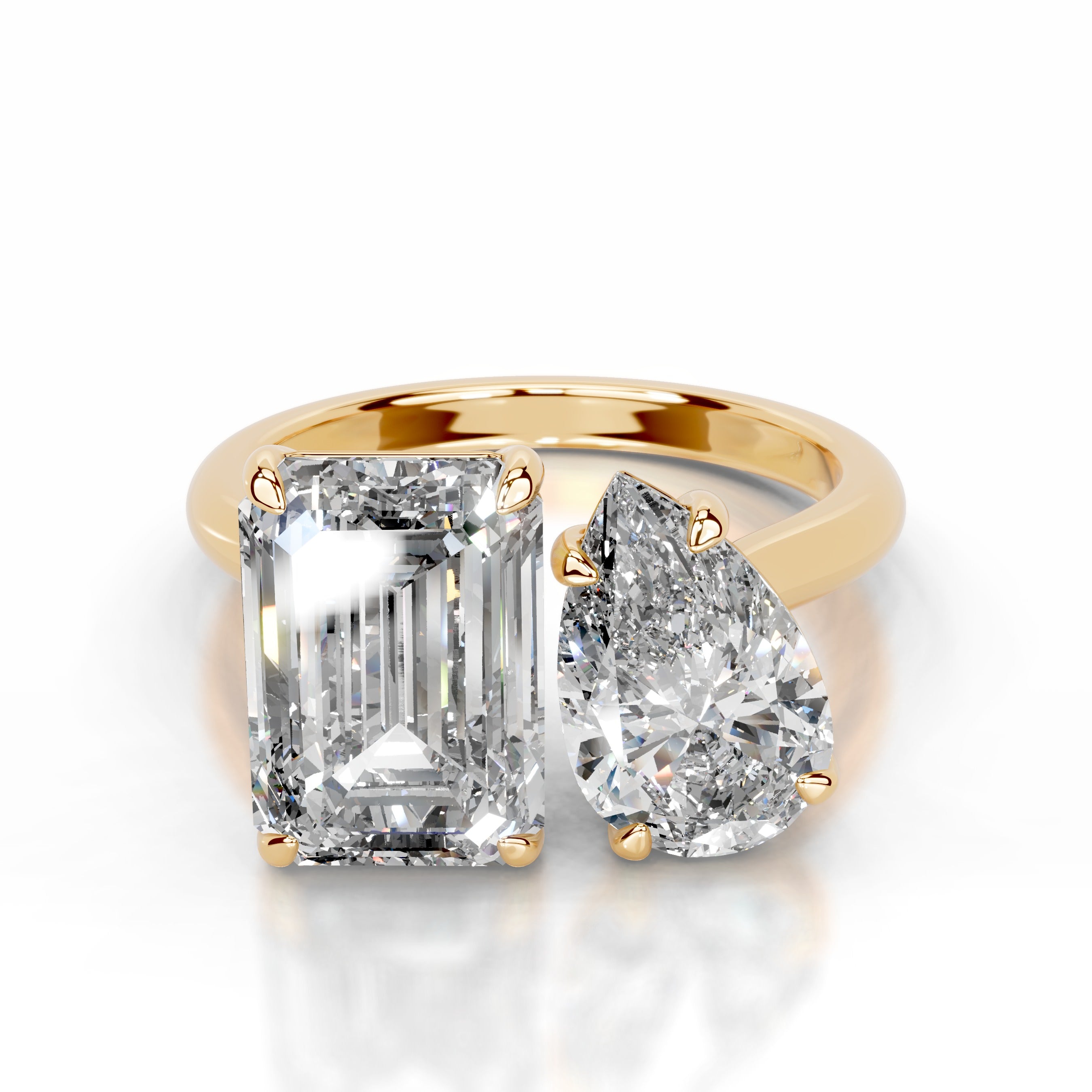 Joelle Lab Grown Diamond Ring - 18K Yellow Gold