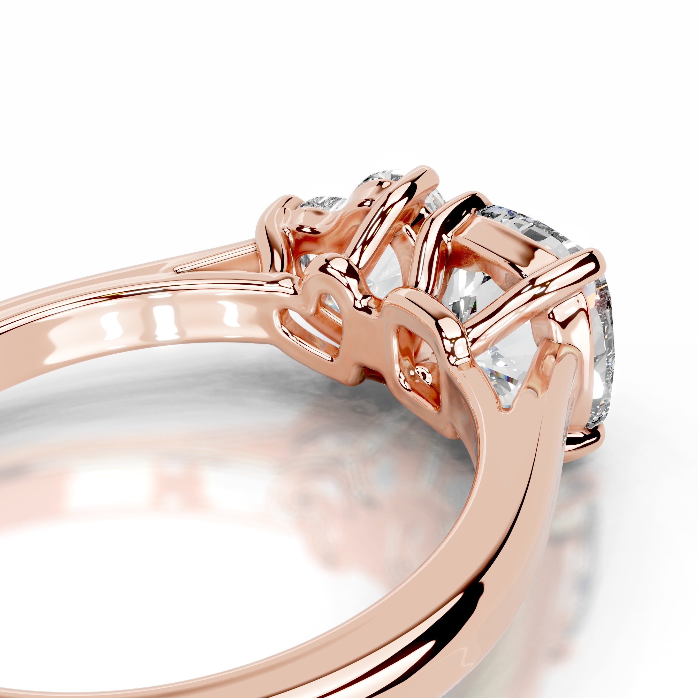 Marlena Lab Grown Diamond Ring - 14K Rose Gold