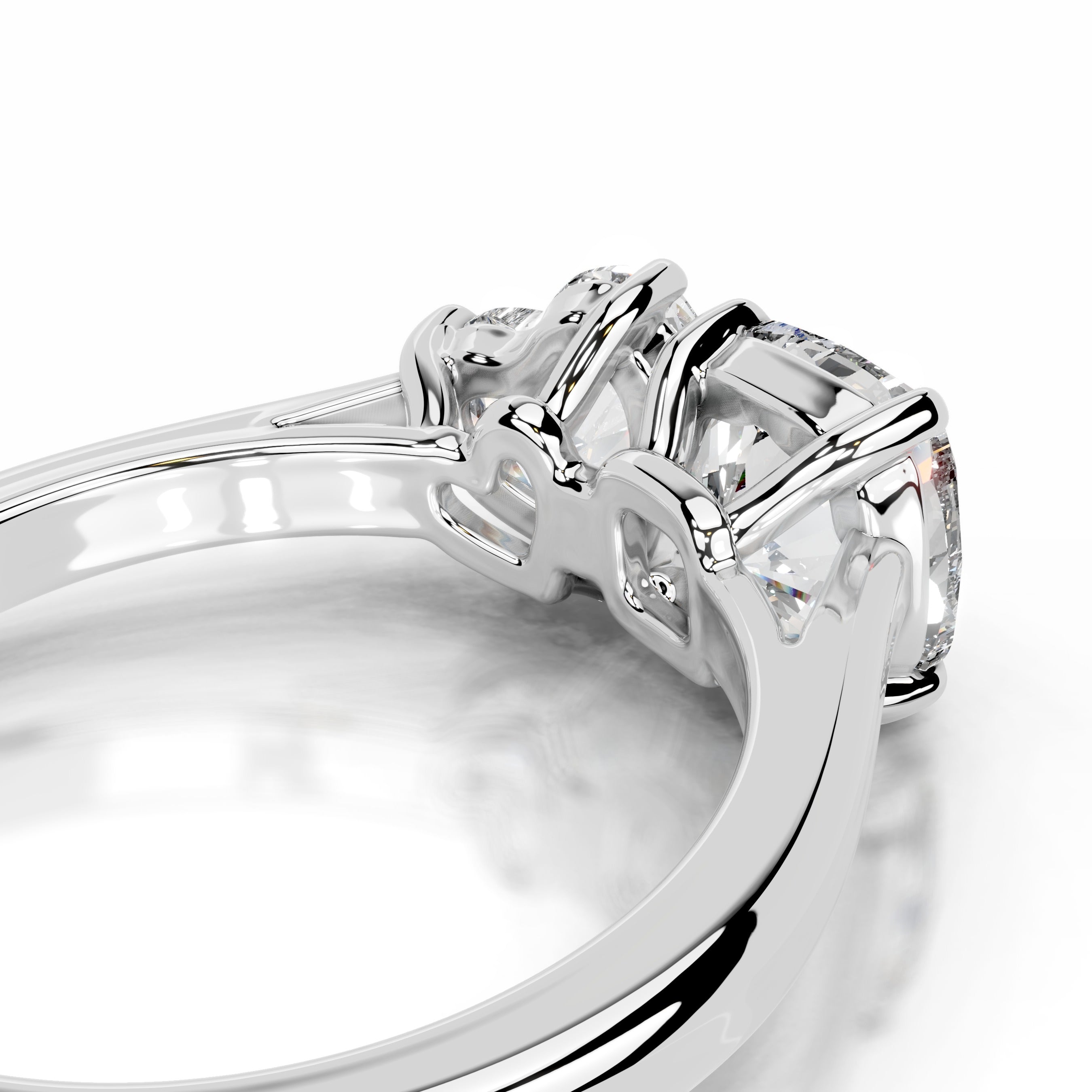 Marlena Lab Grown Diamond Ring - 14K White Gold