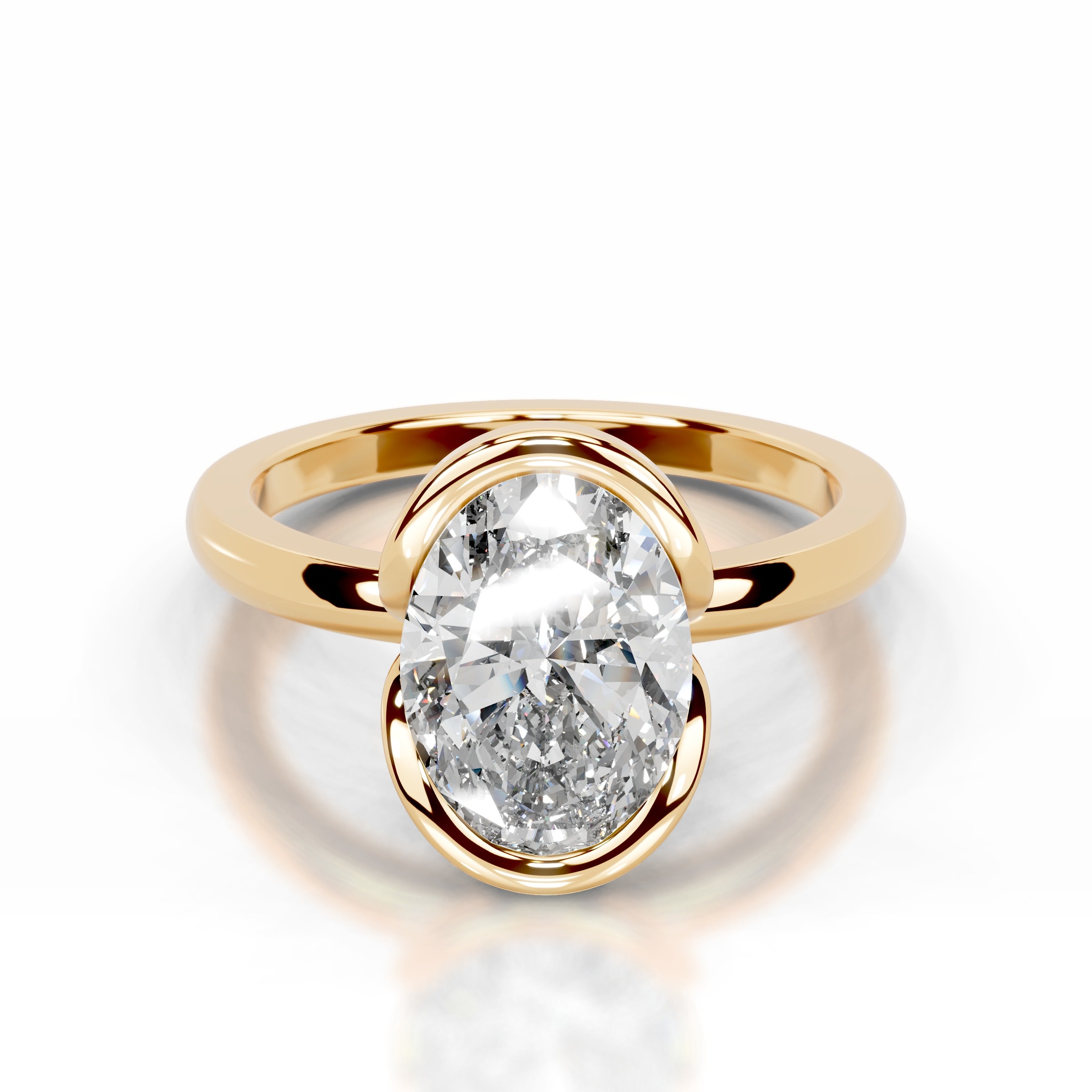 Thor Lab Grown Diamond Ring - 18K Yellow Gold