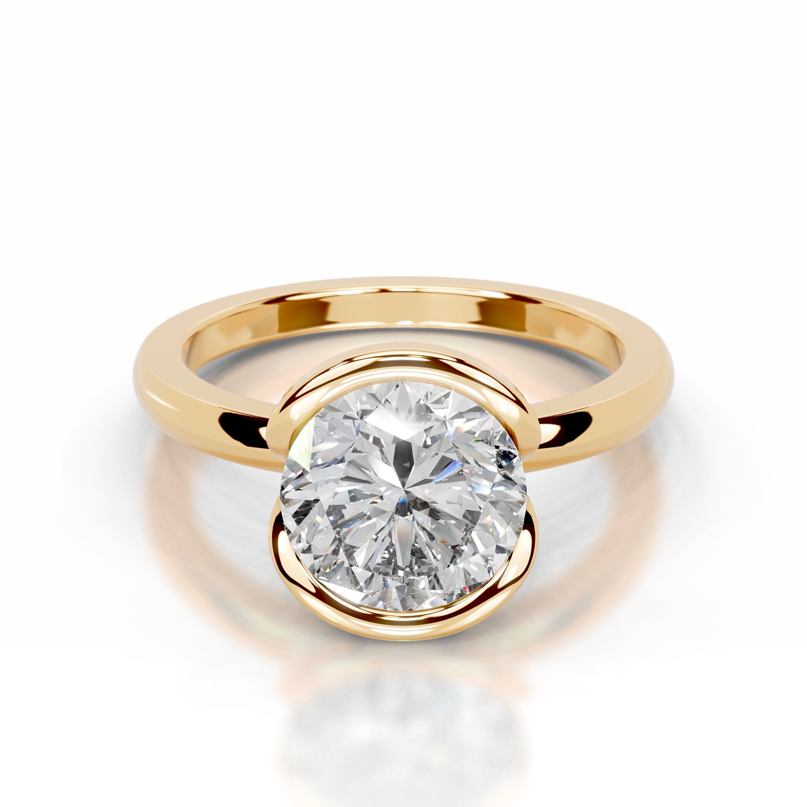 Thor Lab Grown Diamond Ring - 18K Yellow Gold