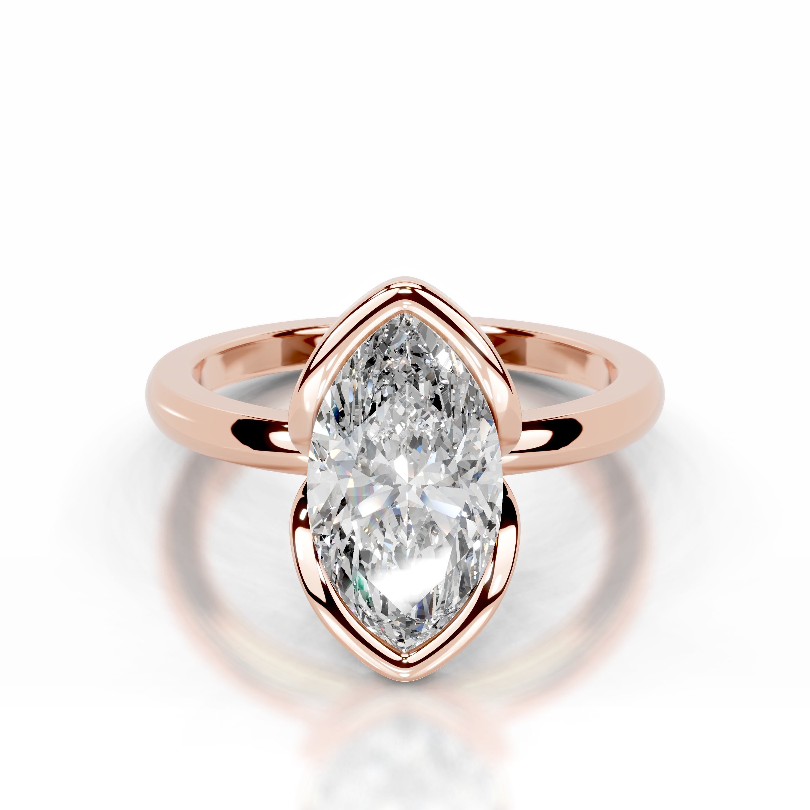 Thor Lab Grown Diamond Ring - 14K Rose Gold (RTS)