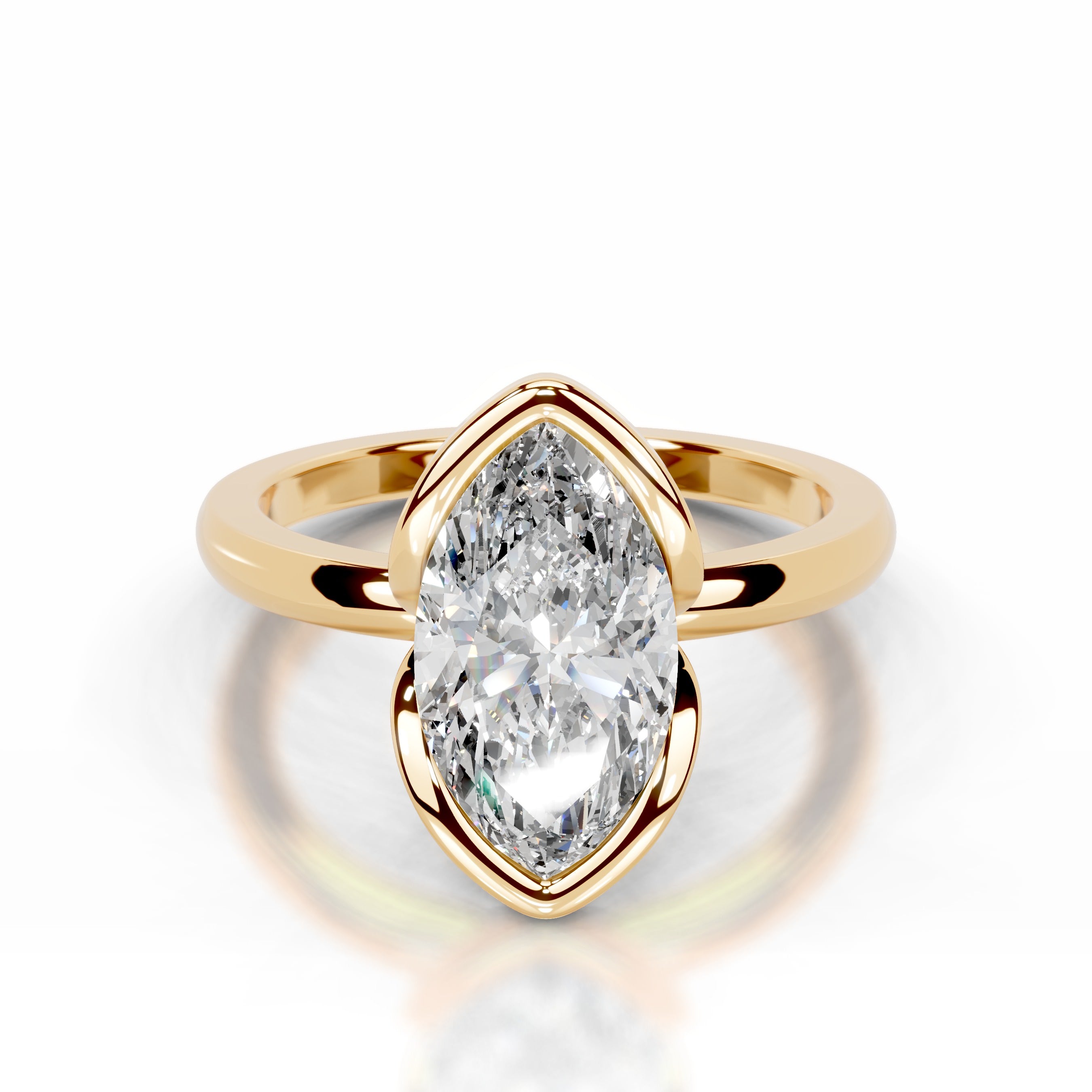 Thor Lab Grown Diamond Ring - 18K Yellow Gold