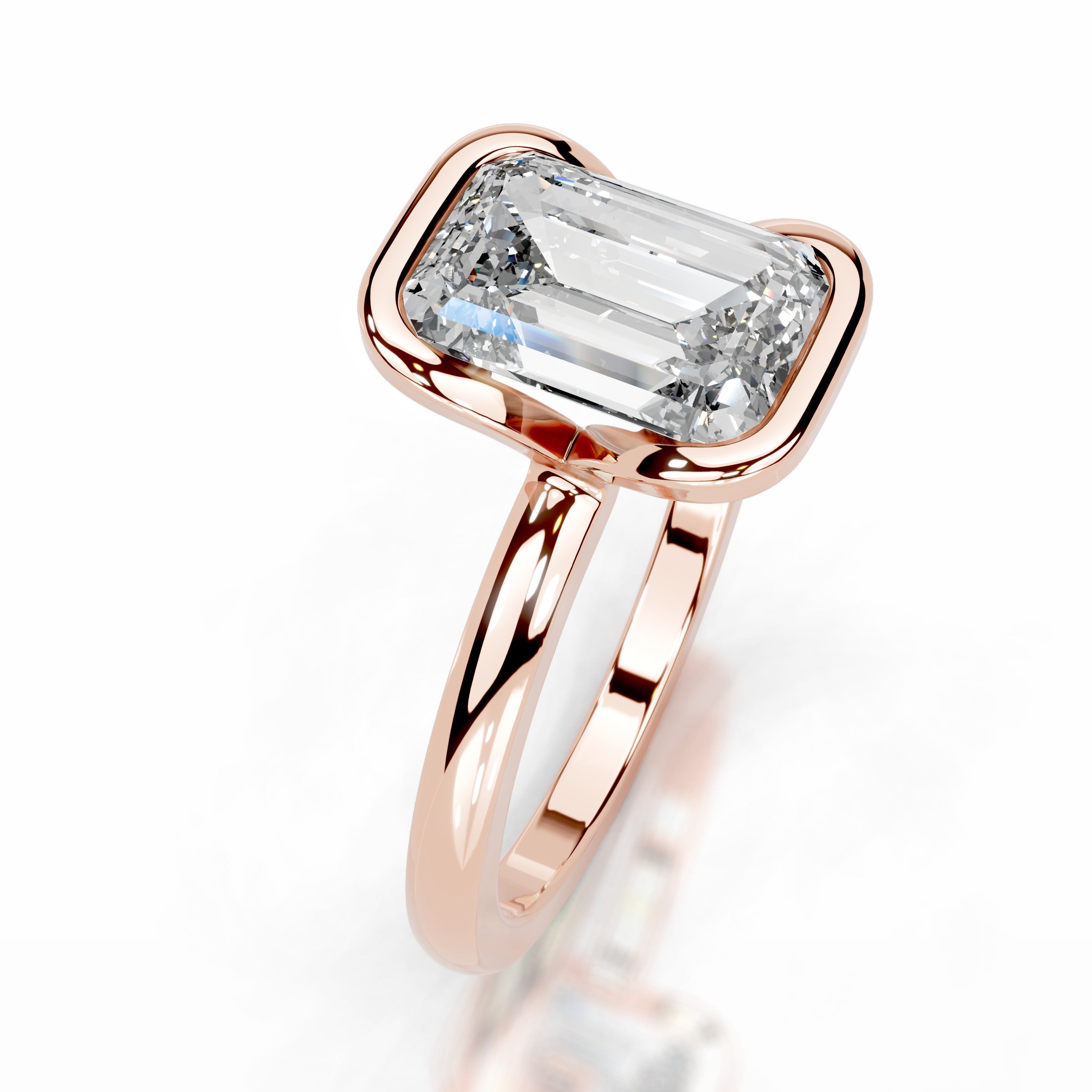 Thor Lab Grown Diamond Ring - 14K Rose Gold (RTS)