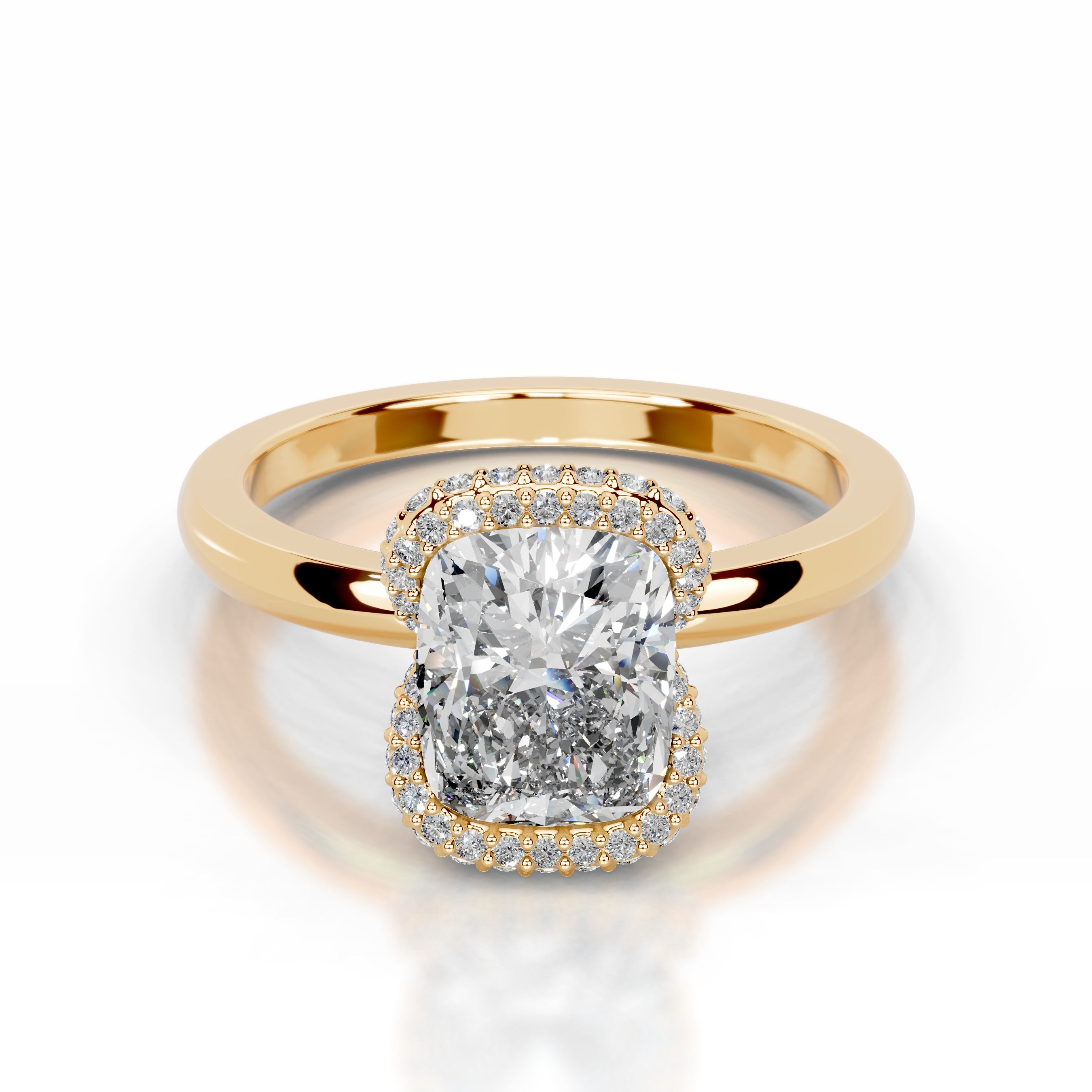 Bowie Lab Grown Diamond Ring - 18K Yellow Gold