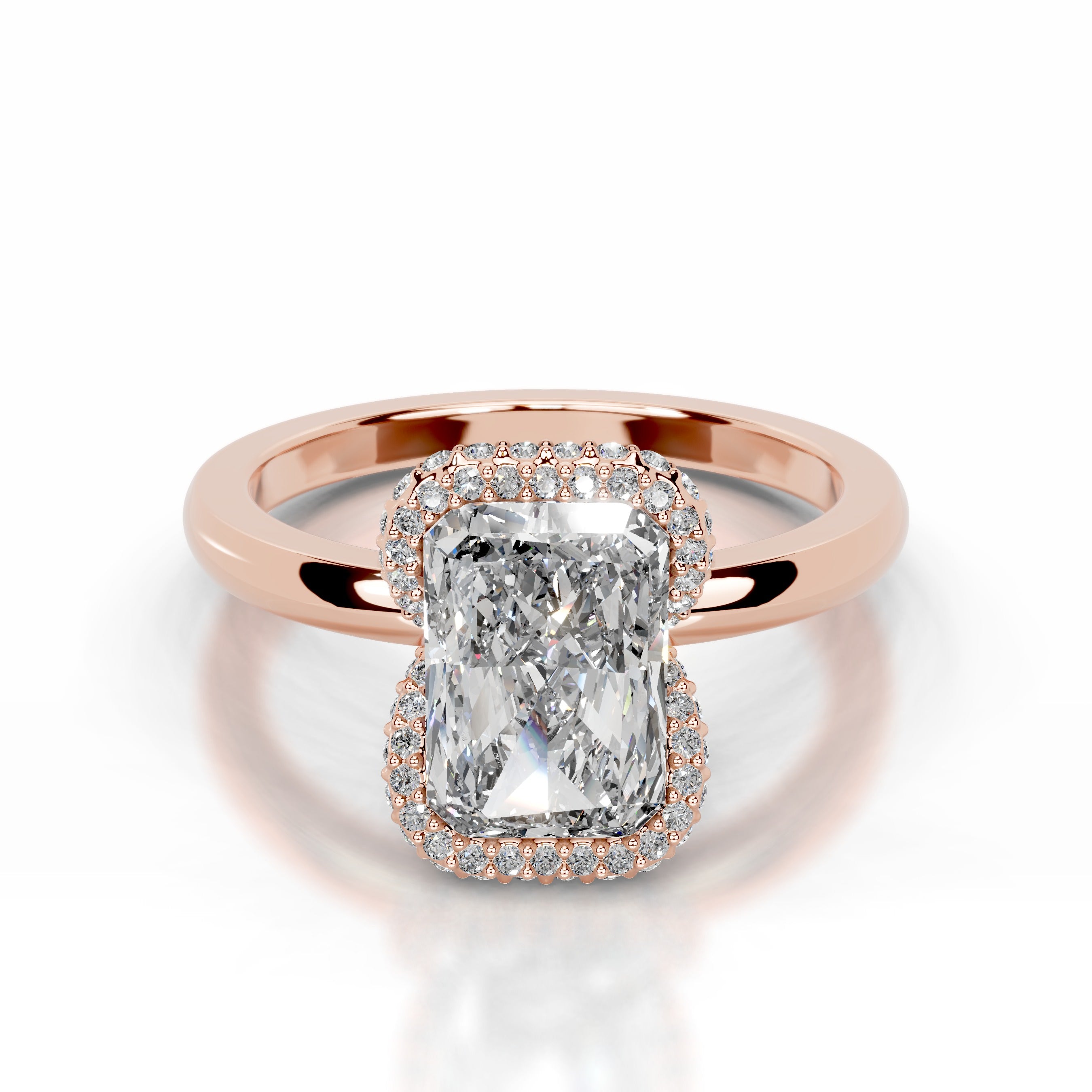 Bowie Lab Grown Diamond Ring - 14K Rose Gold