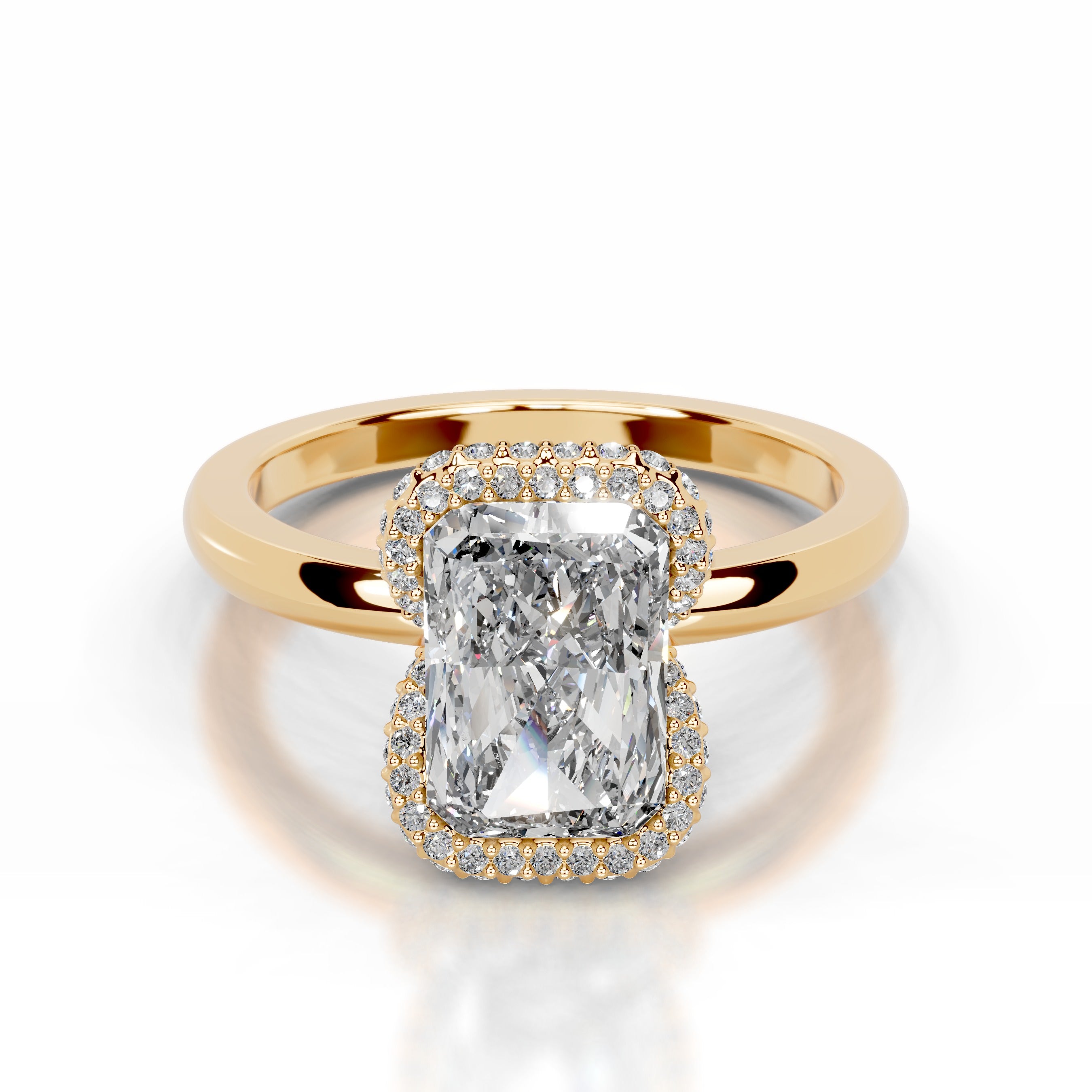 Bowie Lab Grown Diamond Ring - 18K Yellow Gold