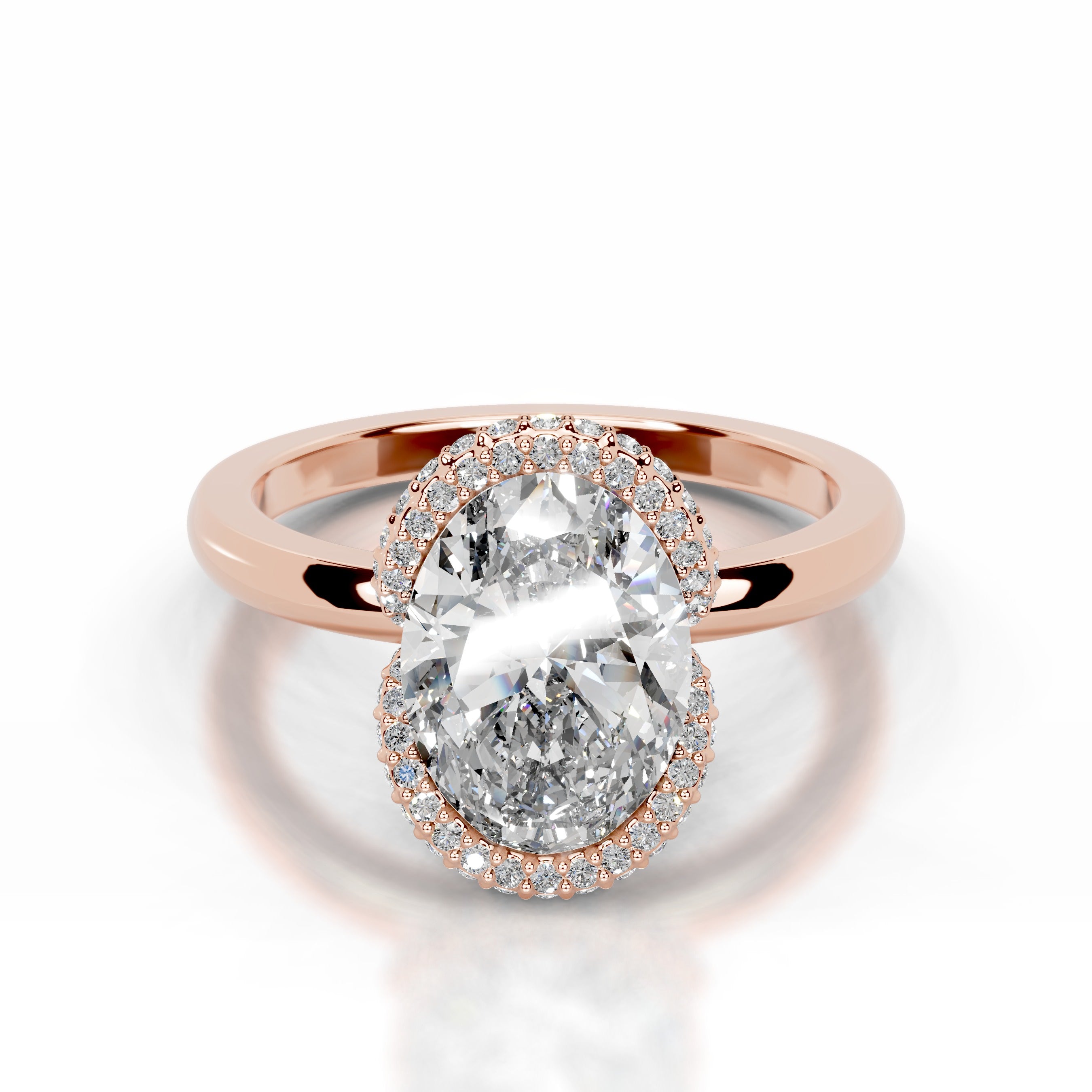 Bowie Lab Grown Diamond Ring - 14K Rose Gold