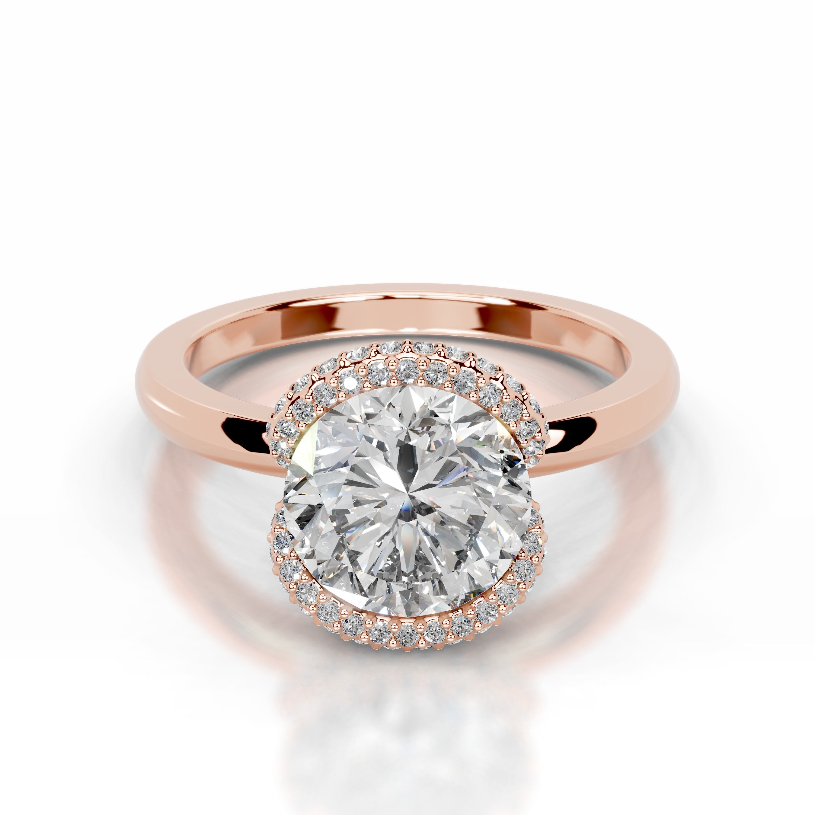 Bowie Lab Grown Diamond Ring - 14K Rose Gold