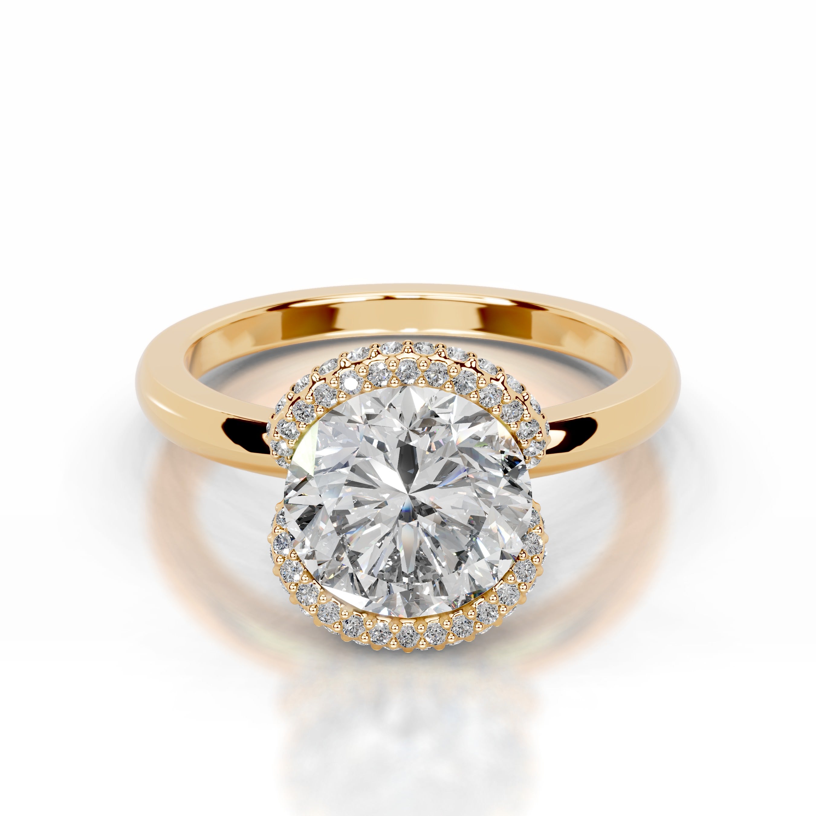 Bowie Lab Grown Diamond Ring - 18K Yellow Gold