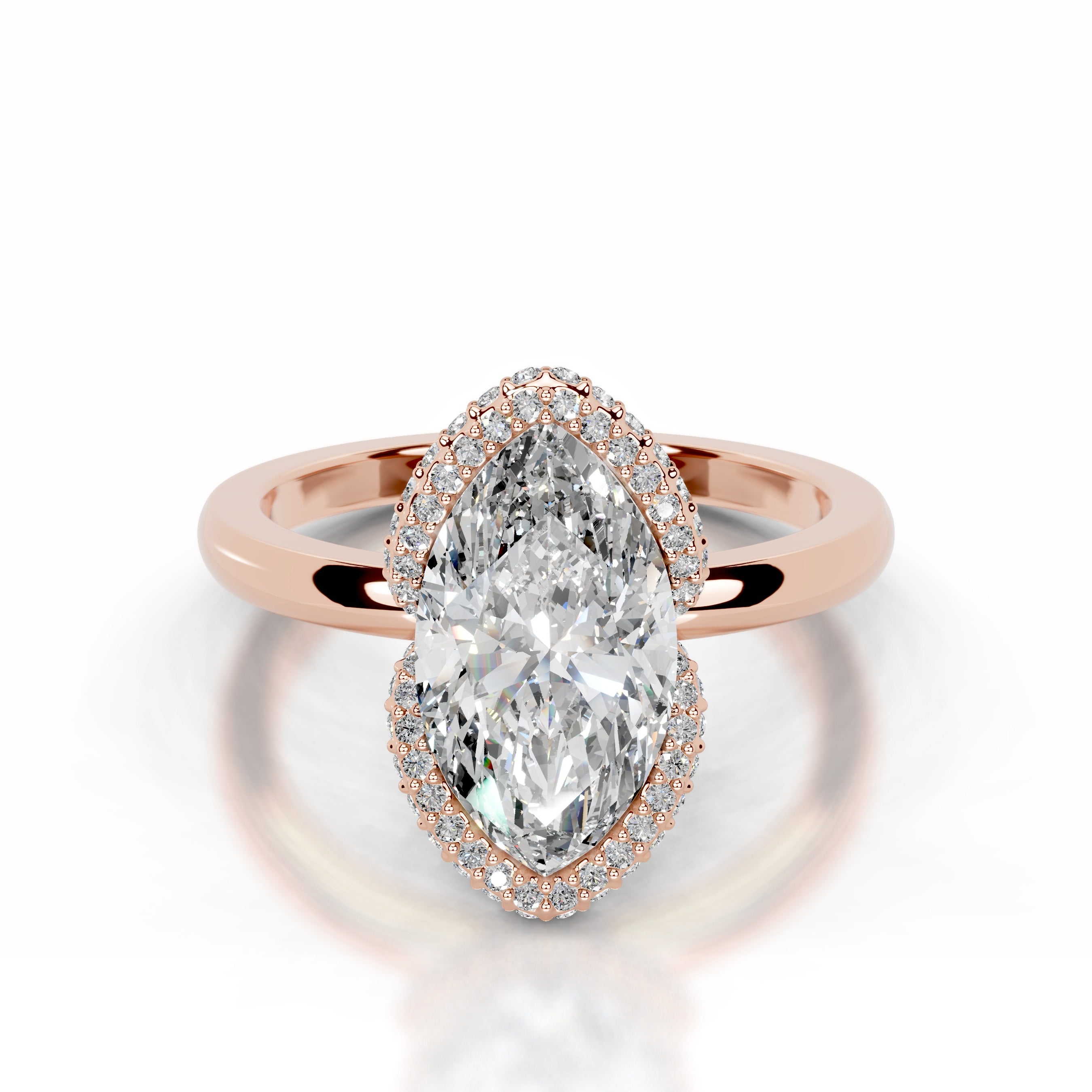 Bowie Lab Grown Diamond Ring - 14K Rose Gold