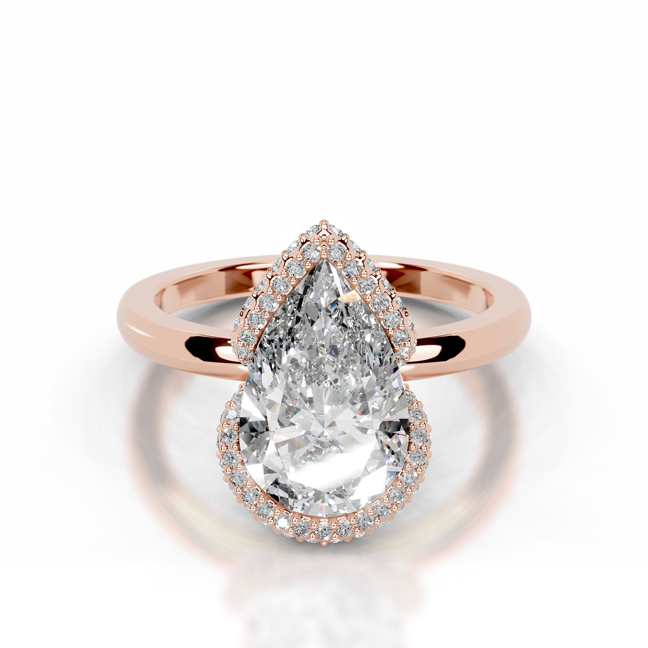 Bowie Lab Grown Diamond Ring Ring - 14K Rose Gold