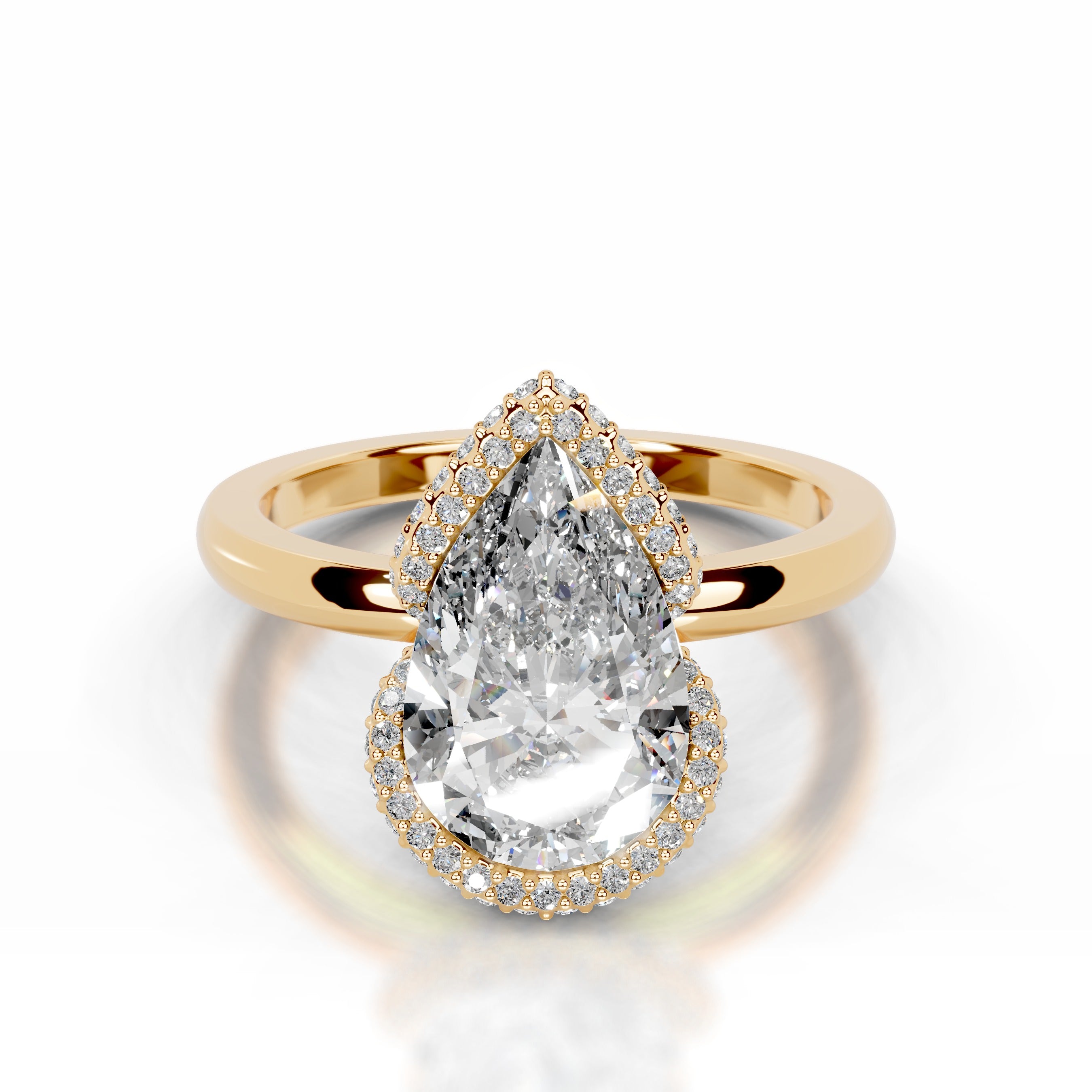 Bowie Lab Grown Diamond Ring Ring - 18K Yellow Gold