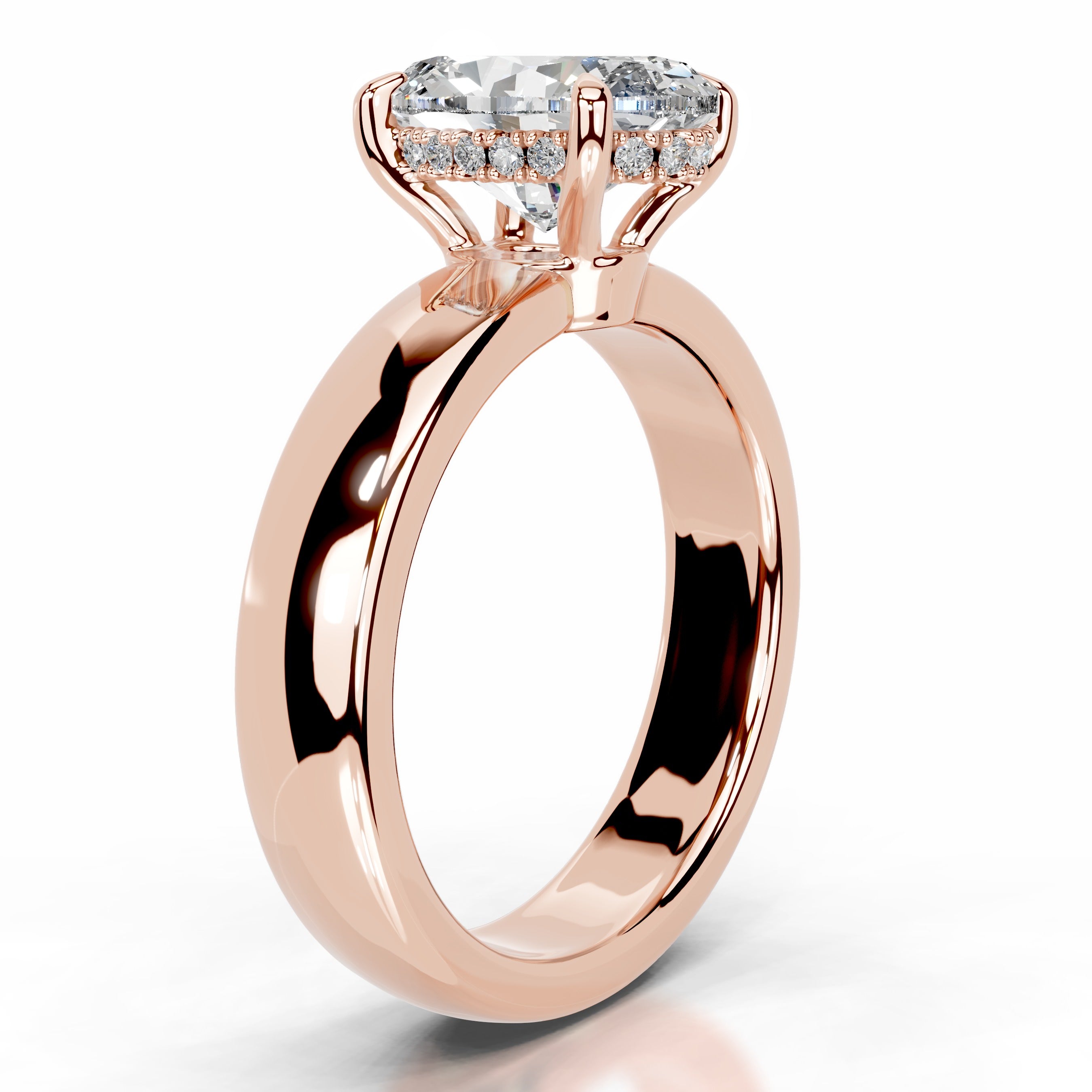 Lux Lab Grown Diamond Ring - 14K Rose Gold