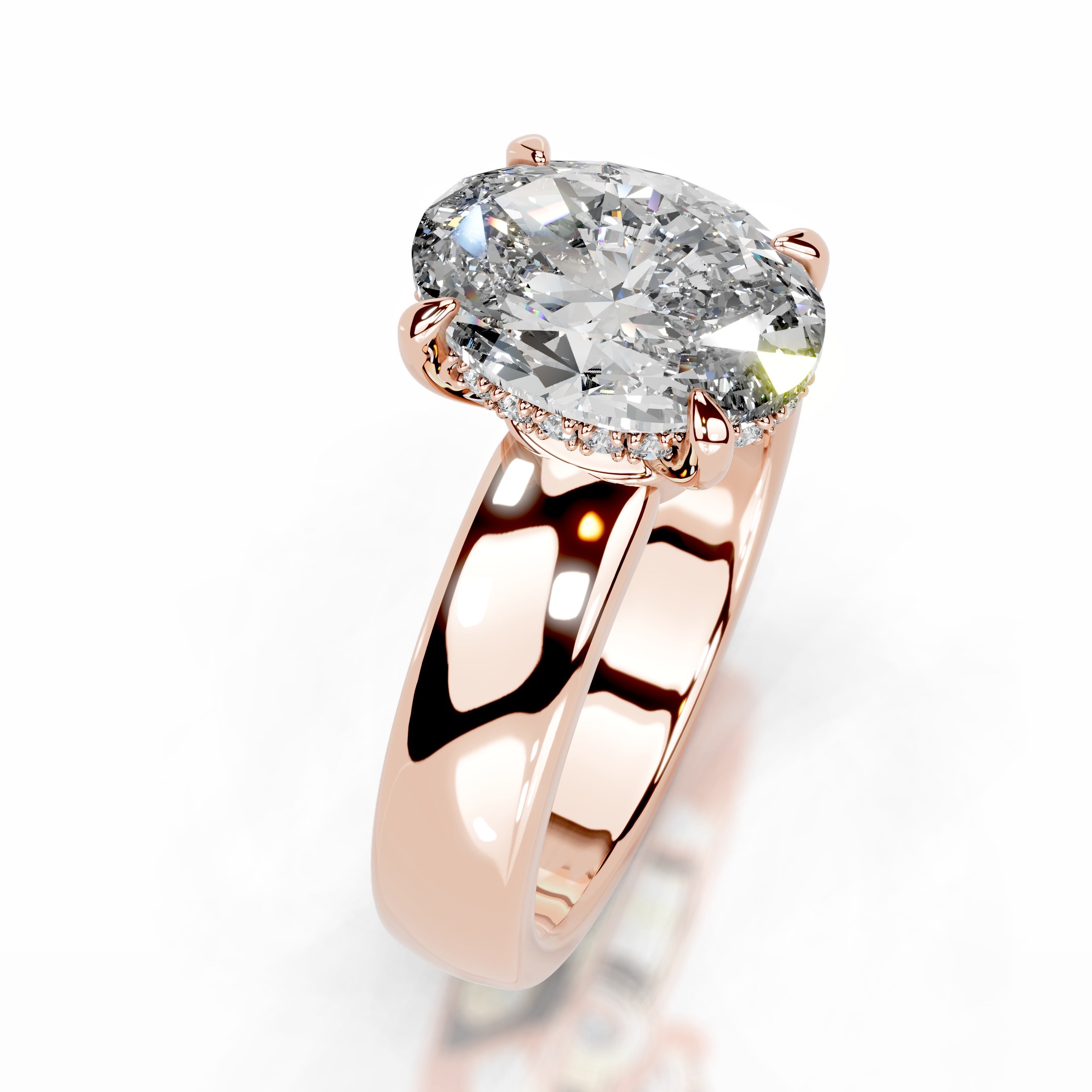 Lux Lab Grown Diamond Ring - 14K Rose Gold