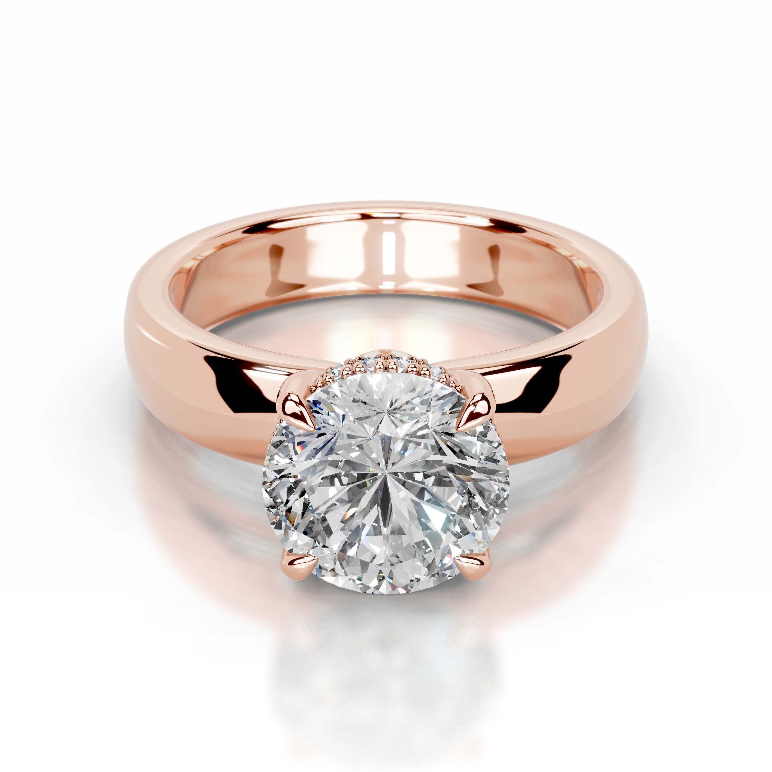 Lux Lab Grown Diamond Ring Ring - 14K Rose Gold