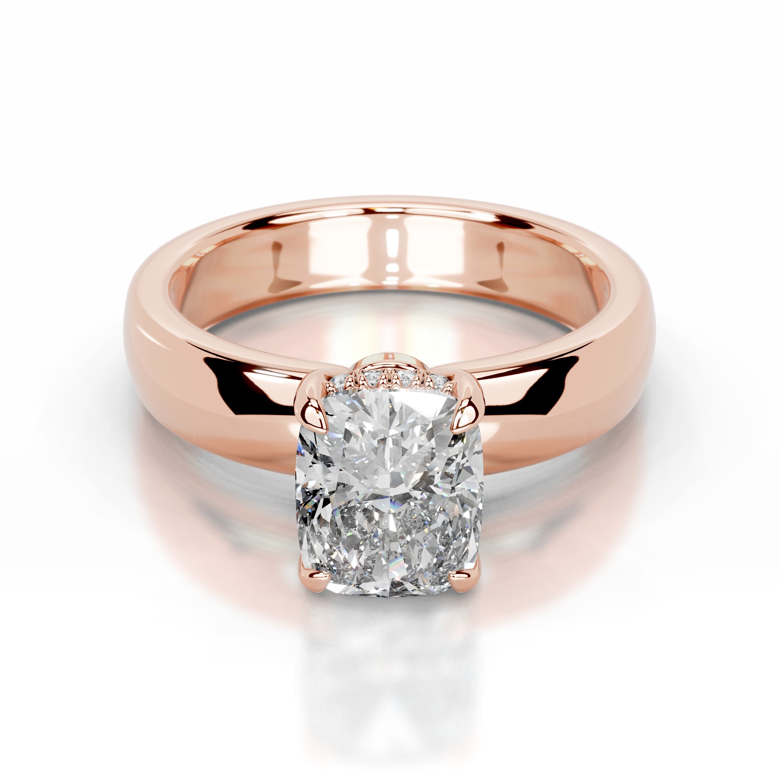 Lux Lab Grown Diamond Ring Ring - 14K Rose Gold