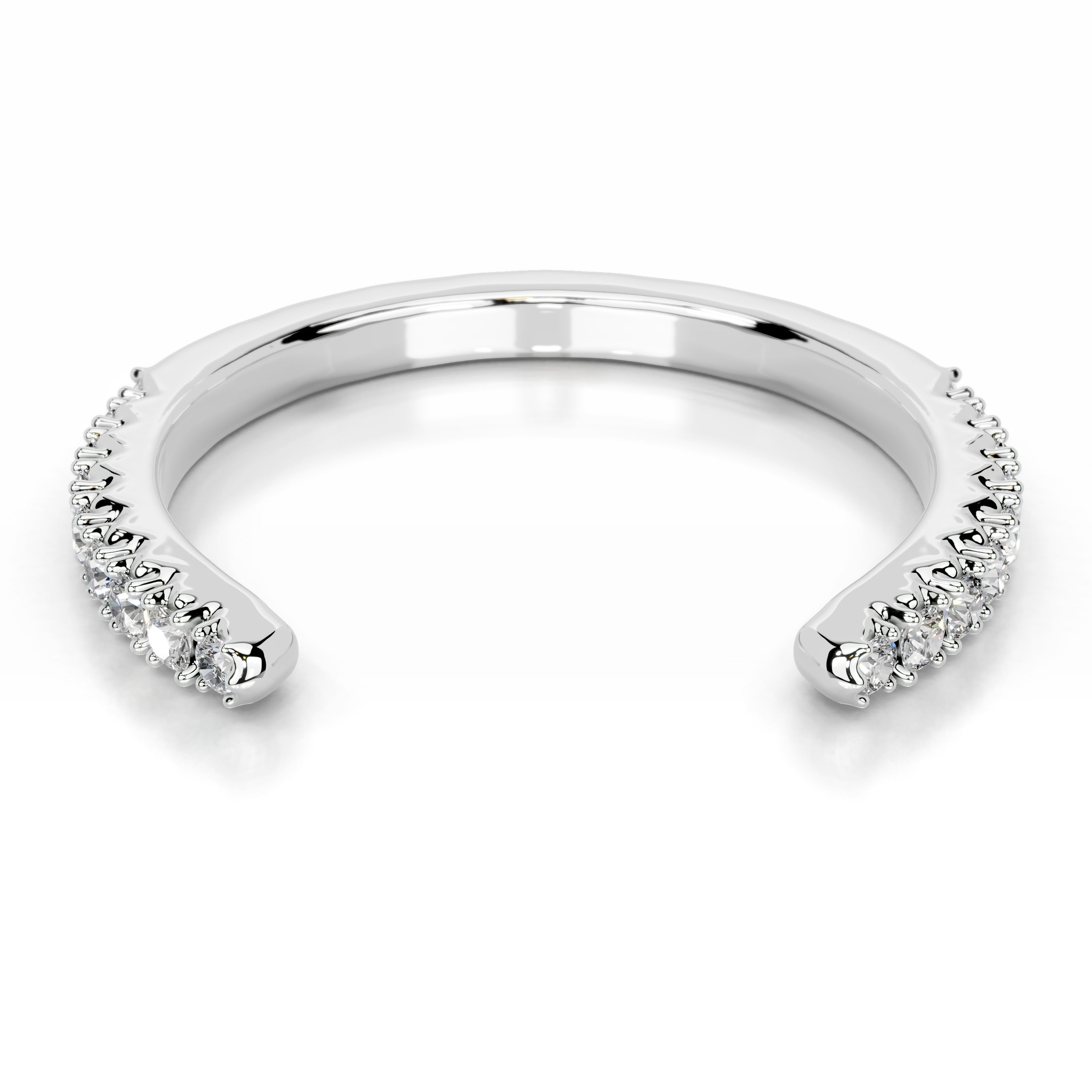 Himari Lab Grown Diamond Wedding band - 18K White Gold