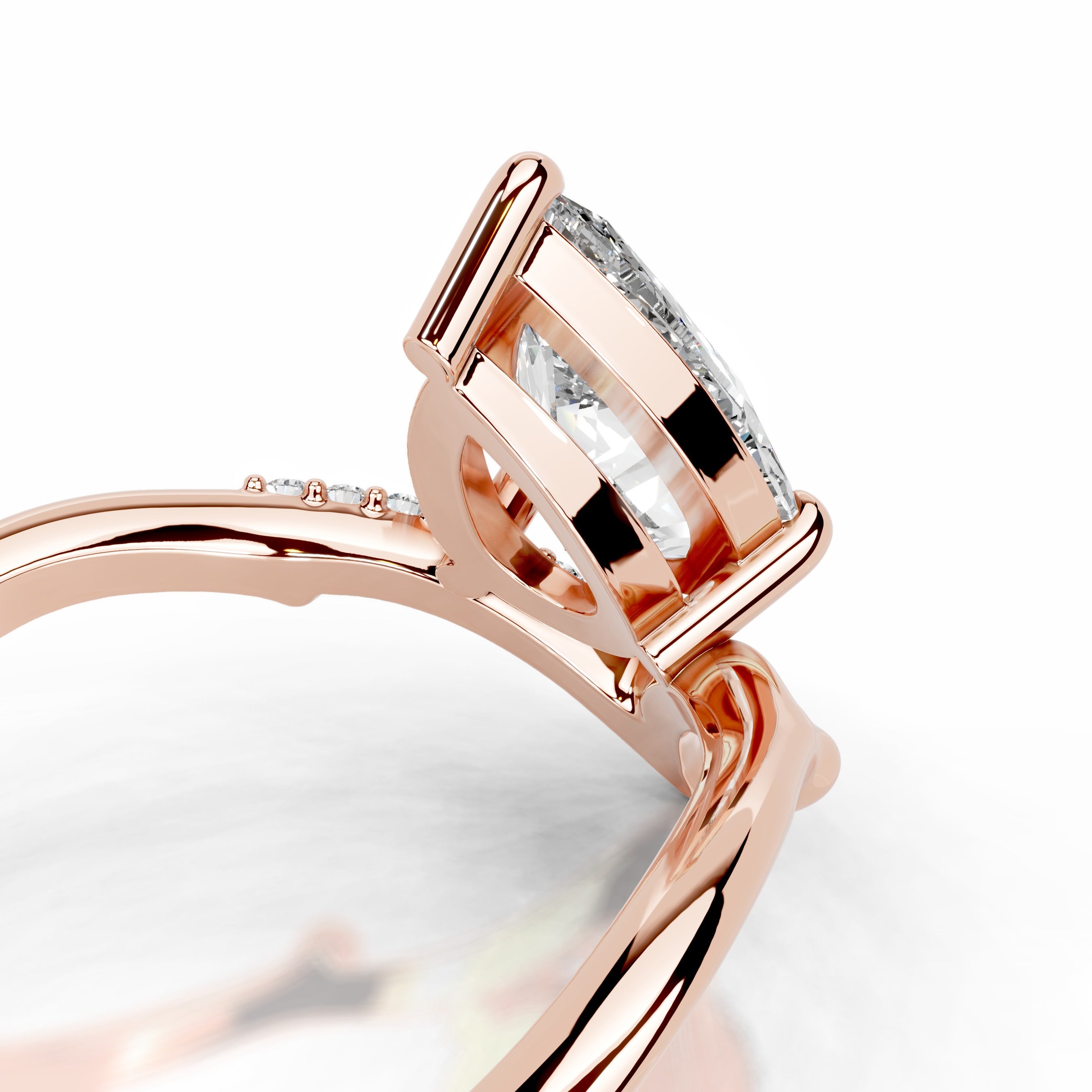 Brilliant Blooms Lab Grown Diamond Ring - 14K Rose Gold