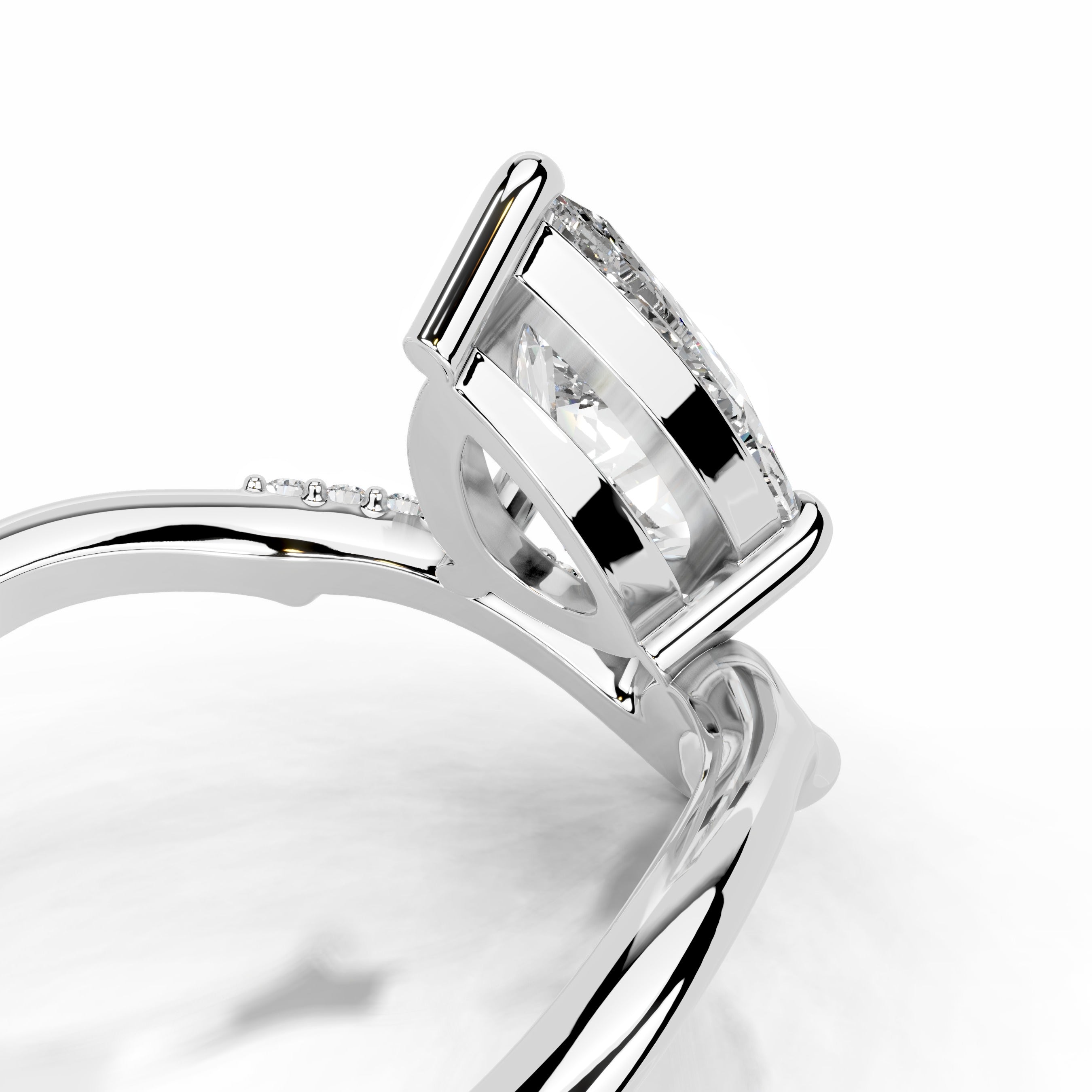 Brilliant Blooms Lab Grown Diamond Ring - 14K White Gold