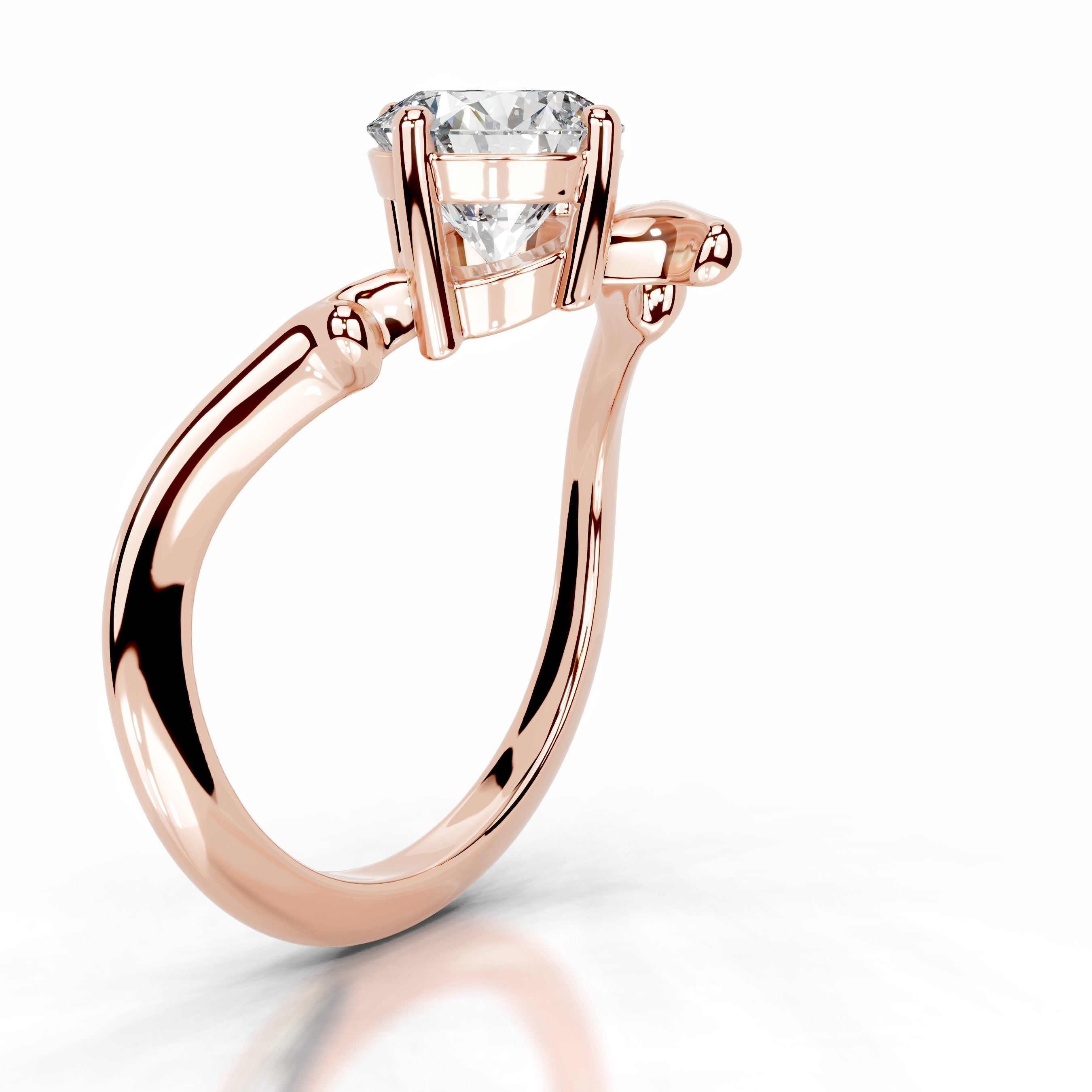 Evergreen Grace Lab Grown Diamond Ring - 14K Rose Gold