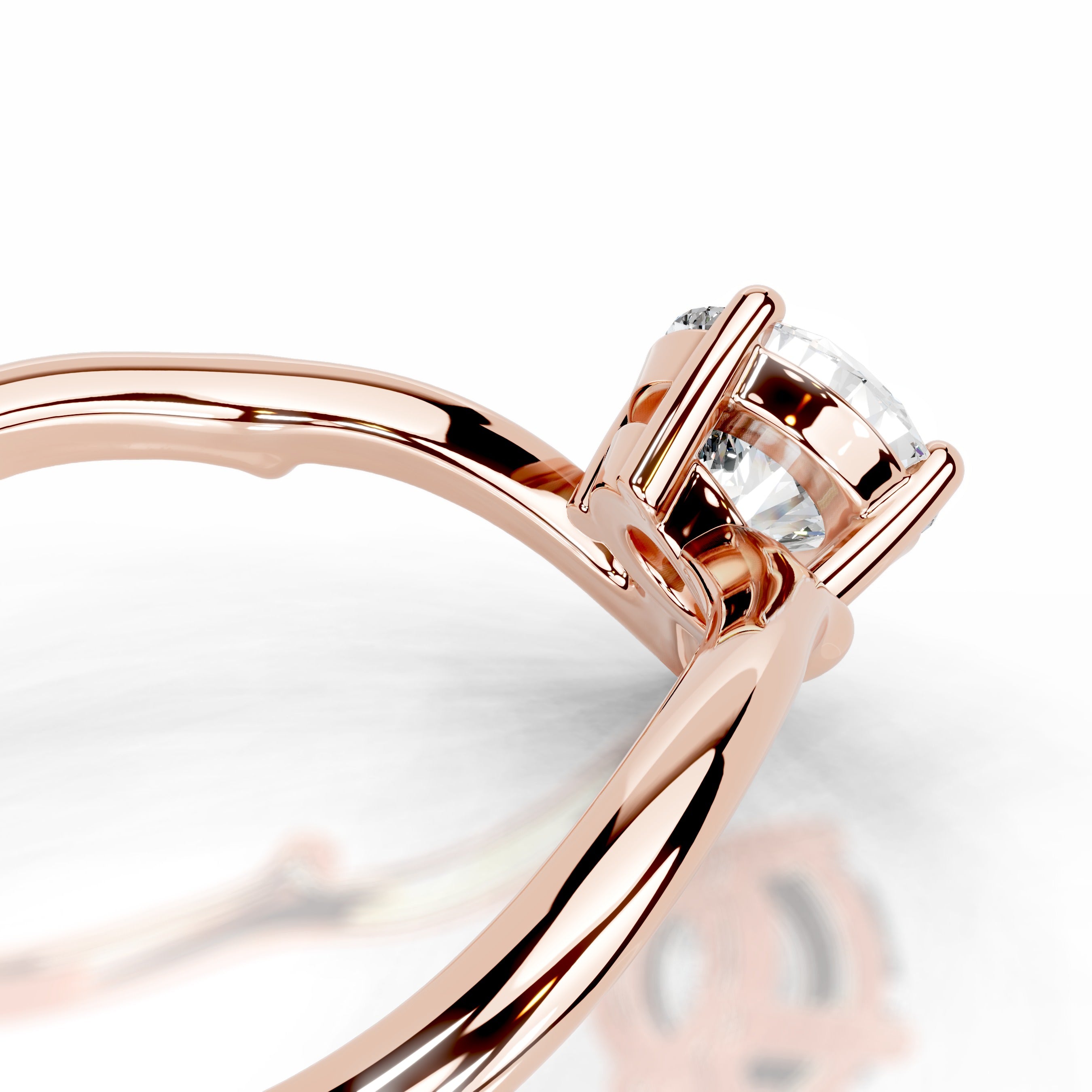 Evergreen Grace Lab Grown Diamond Ring - 14K Rose Gold