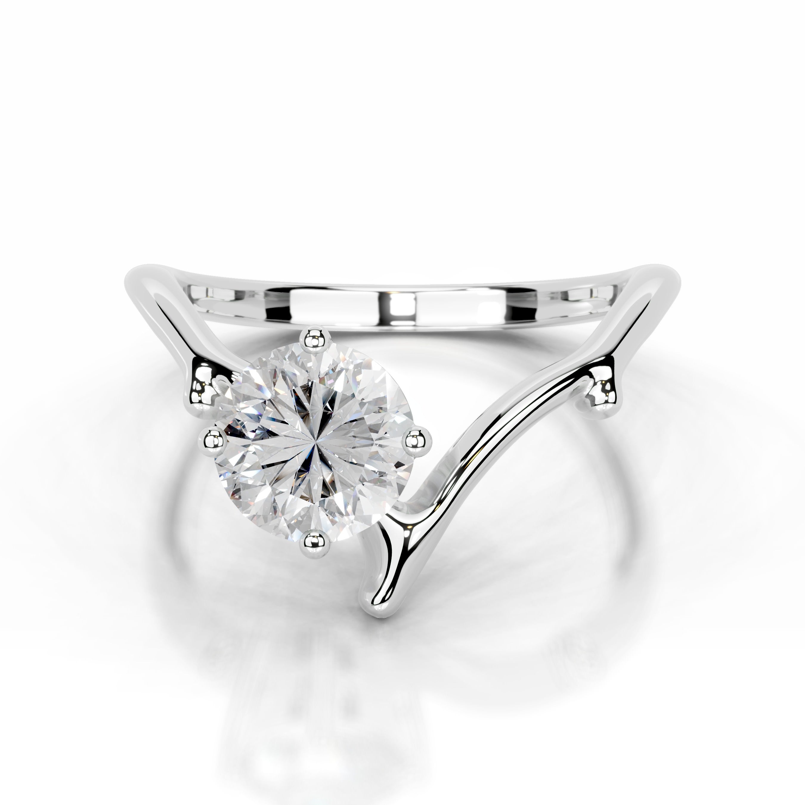 Evergreen Grace Lab Grown Diamond Ring - 14K White Gold