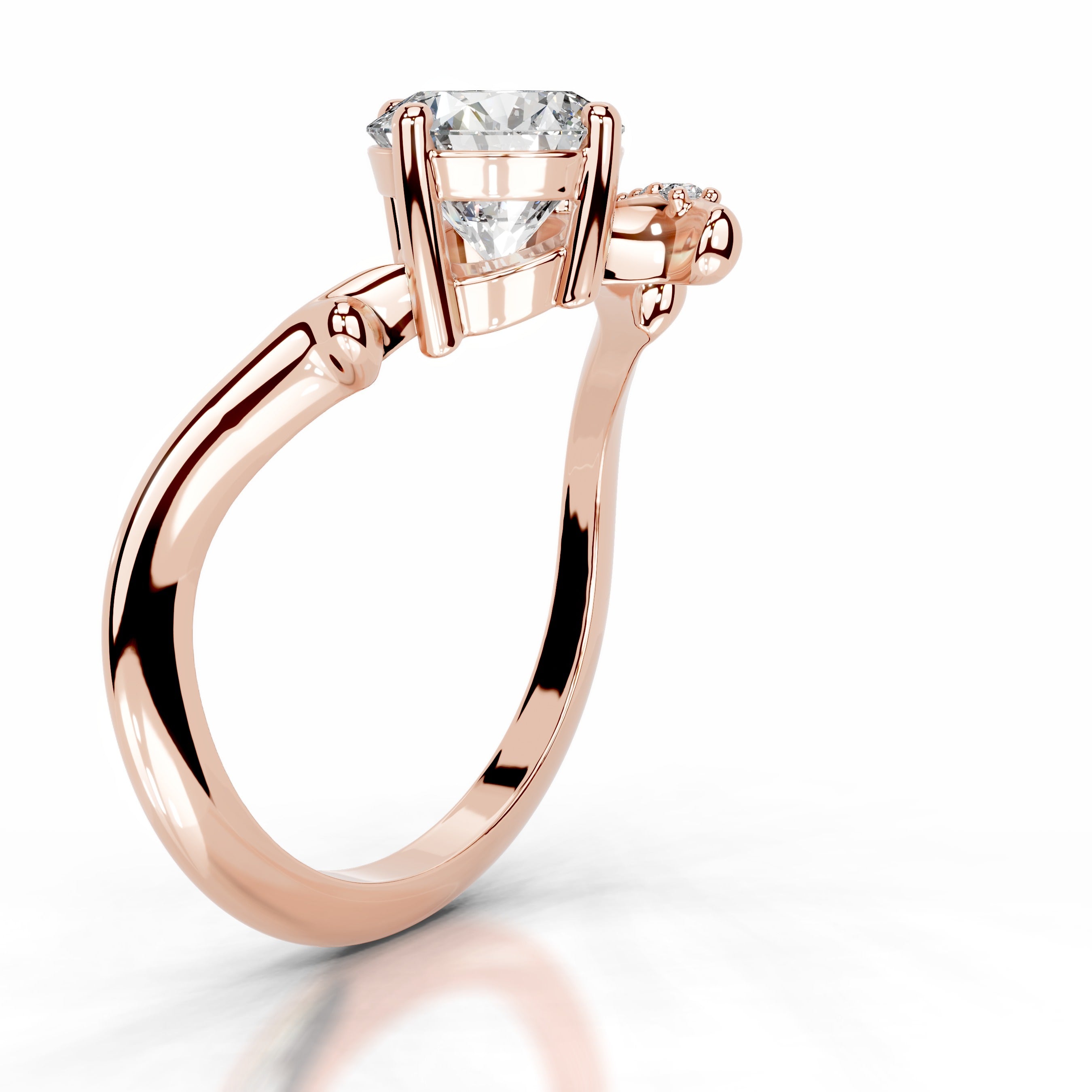 Garden of Love Lab Grown Diamond Ring - 14K Rose Gold