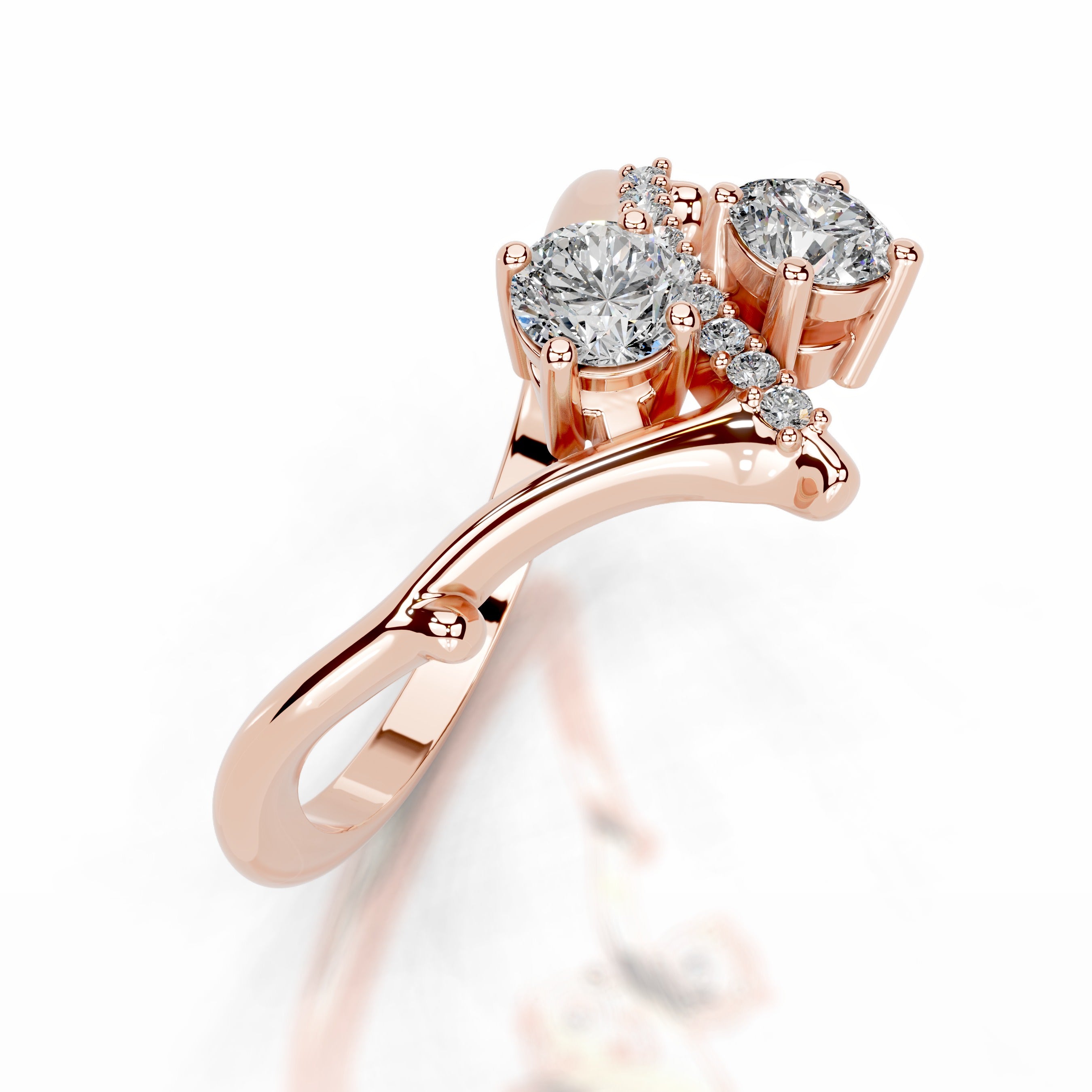 Blooming Eternity Lab Grown Diamond Ring - 14K Rose Gold