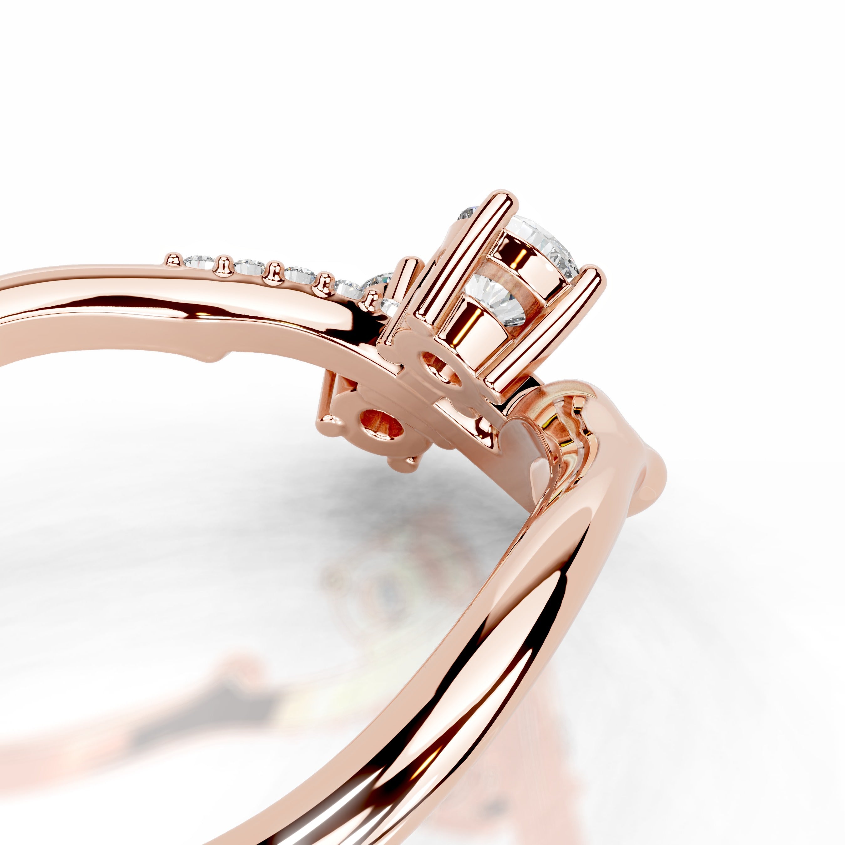 Blooming Eternity Lab Grown Diamond Ring - 14K Rose Gold