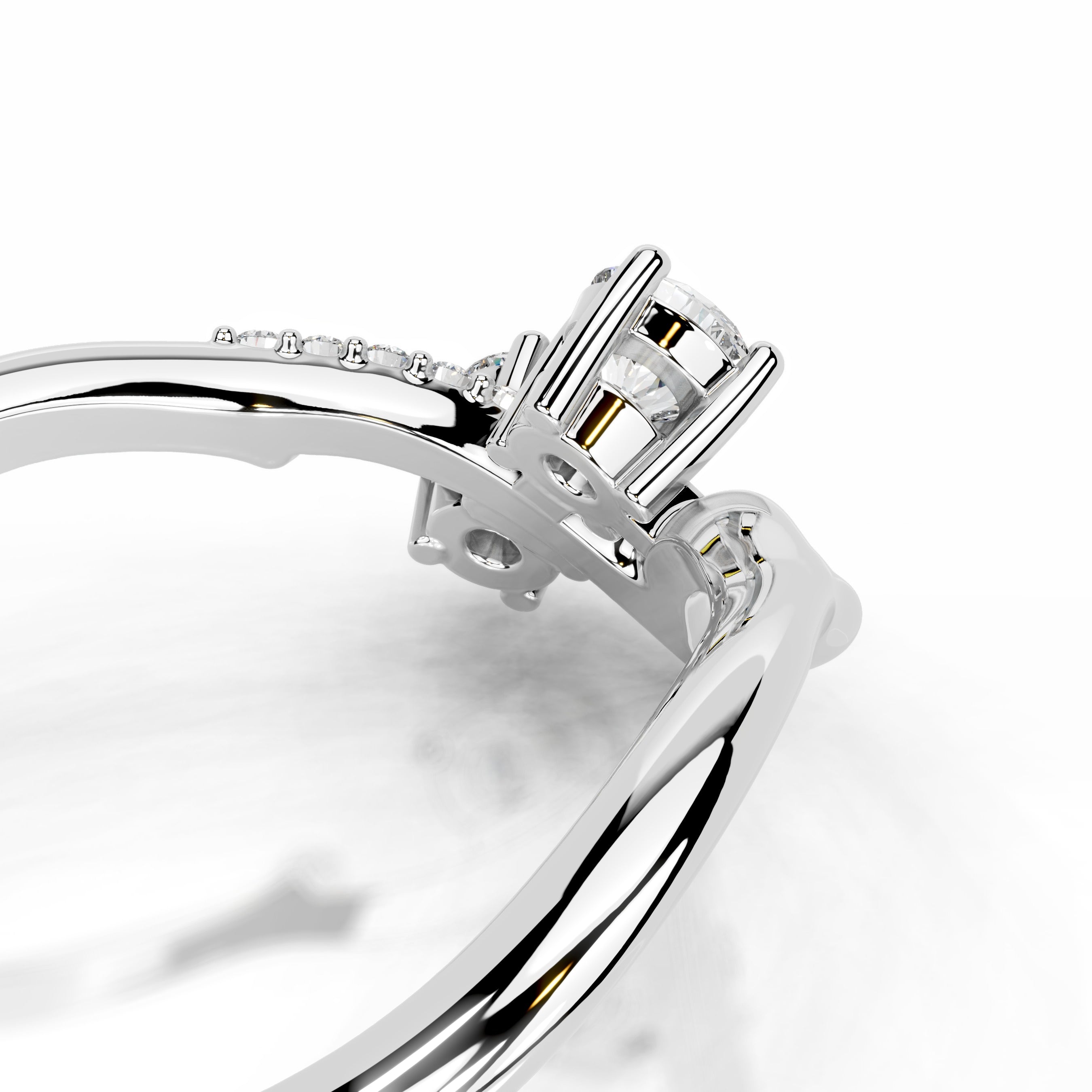 Blooming Eternity Lab Grown Diamond Ring - 14K White Gold