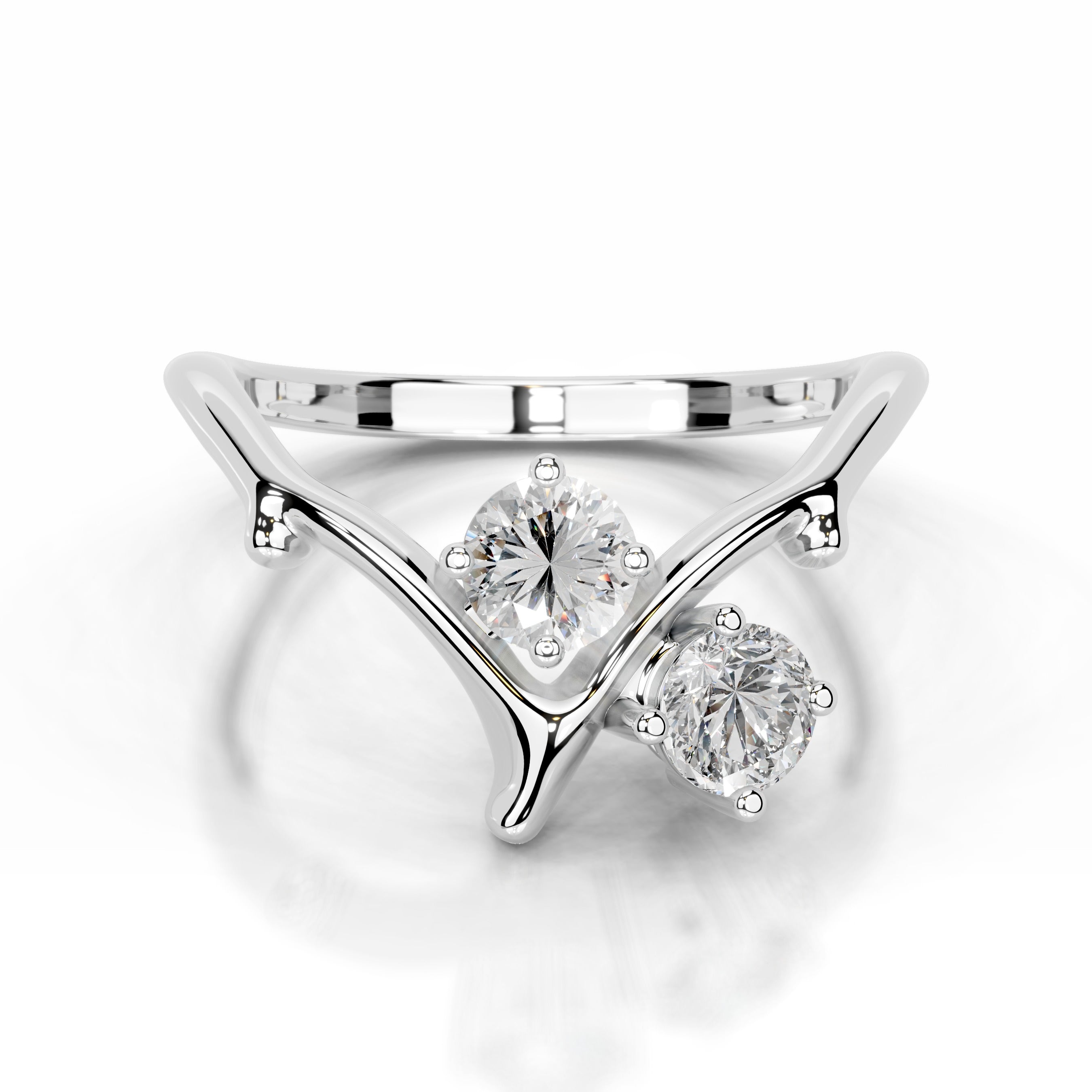 Botanical Brilliance Lab Grown Diamond Ring - Platinum