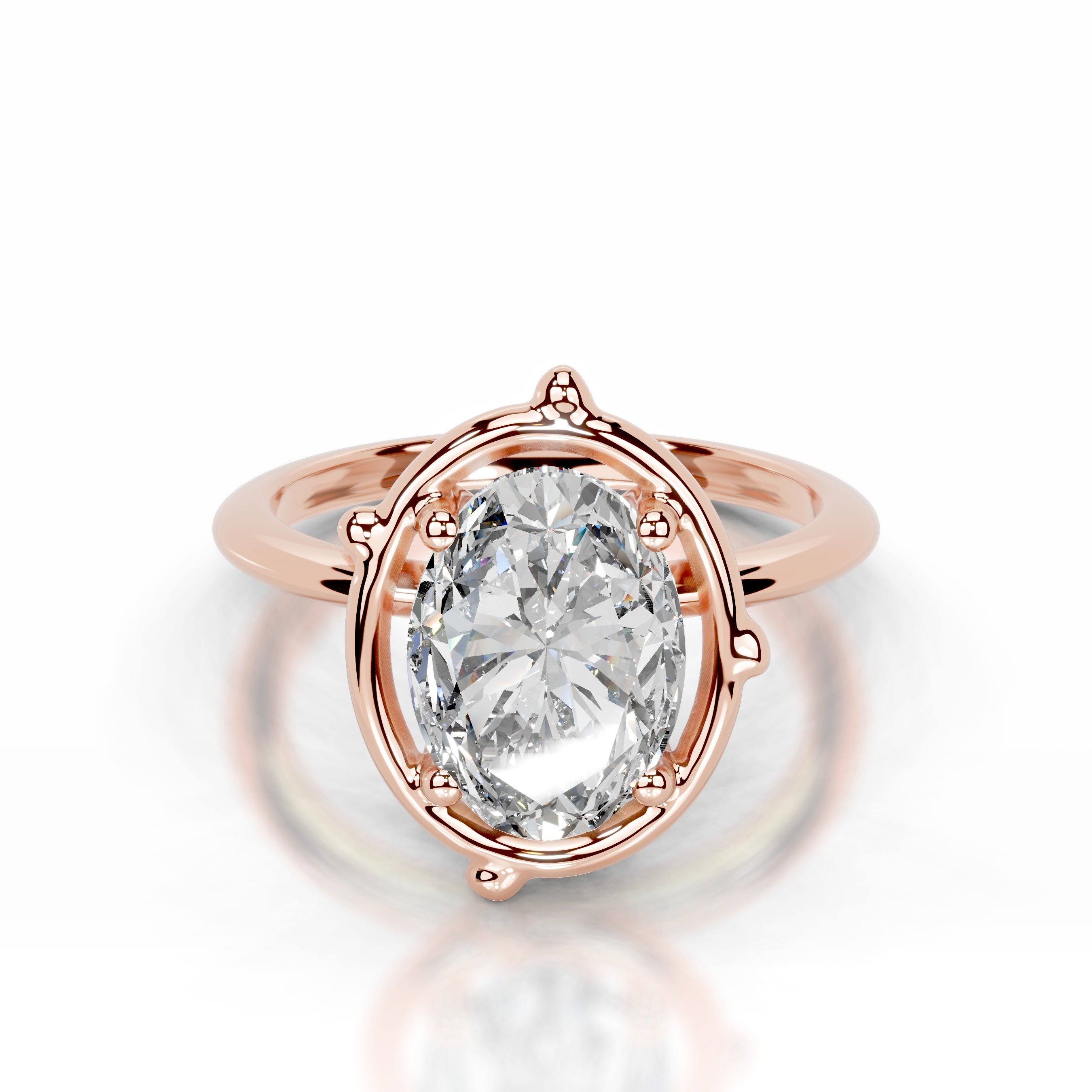 Rooted in Love Lab Grown Diamond Ring - 14K Rose Gold