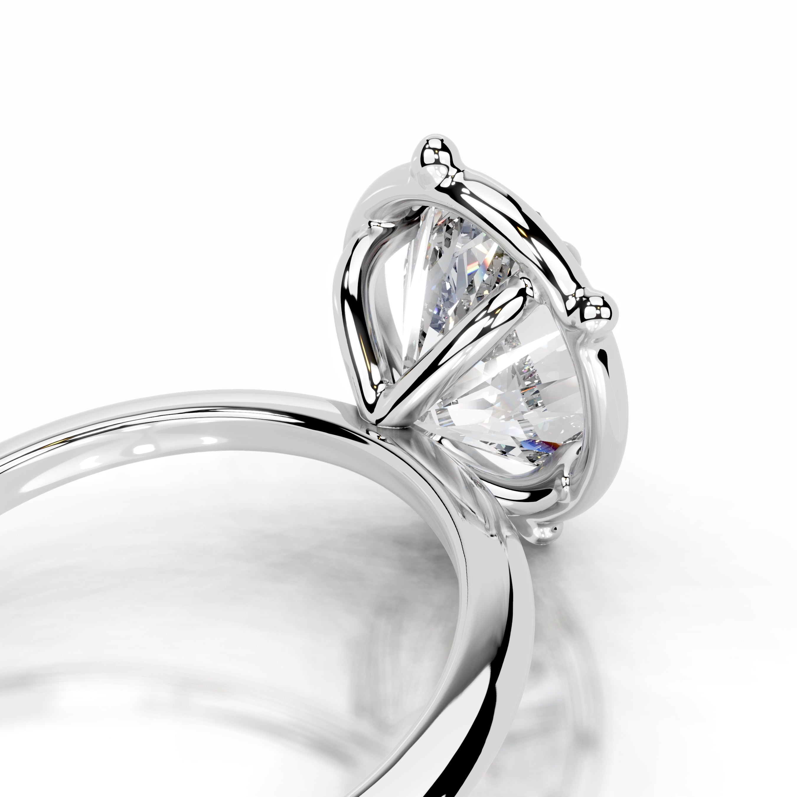 Rooted in Love Lab Grown Diamond Ring - 14K White Gold