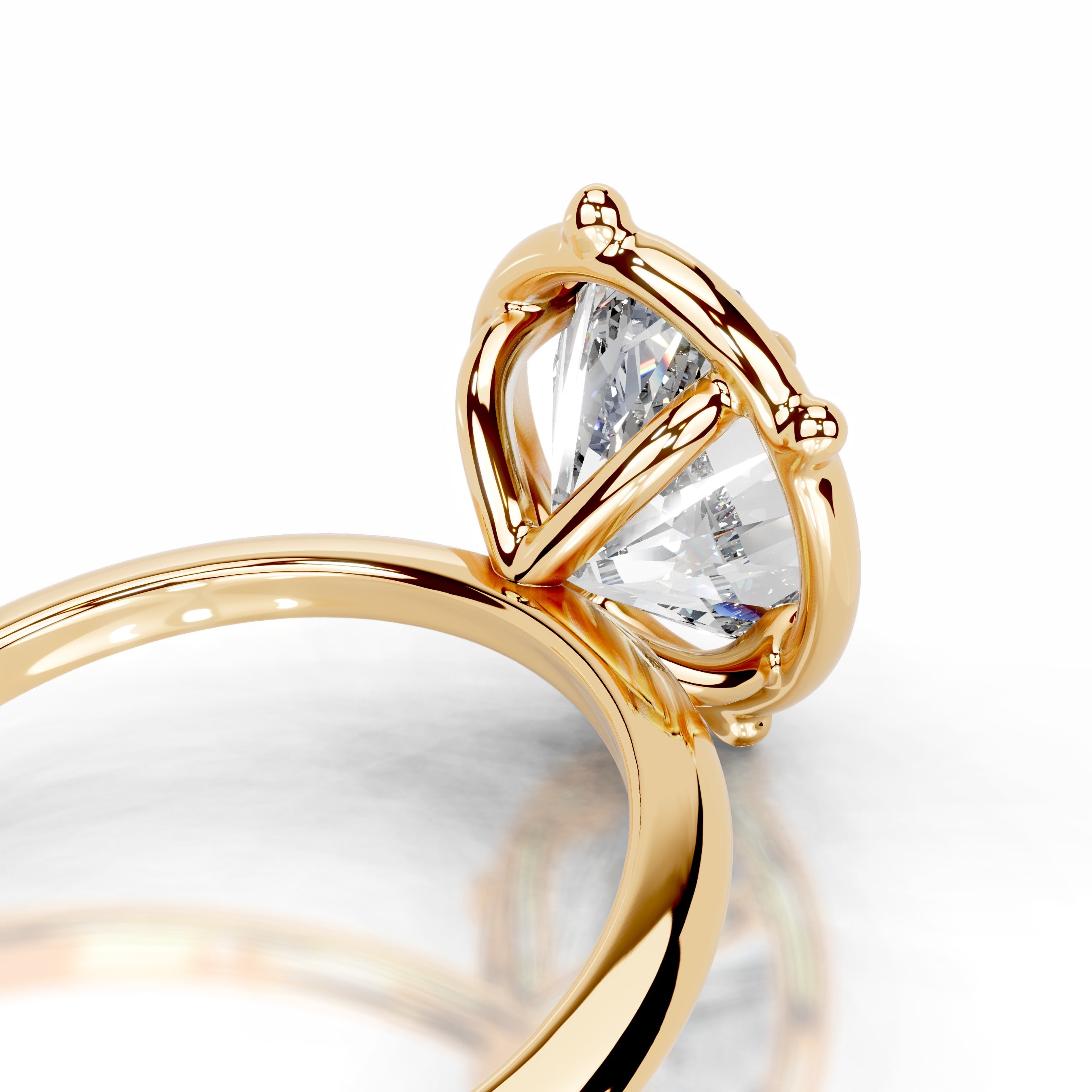 Rooted in Love Lab Grown Diamond Ring - 18K Yellow Gold