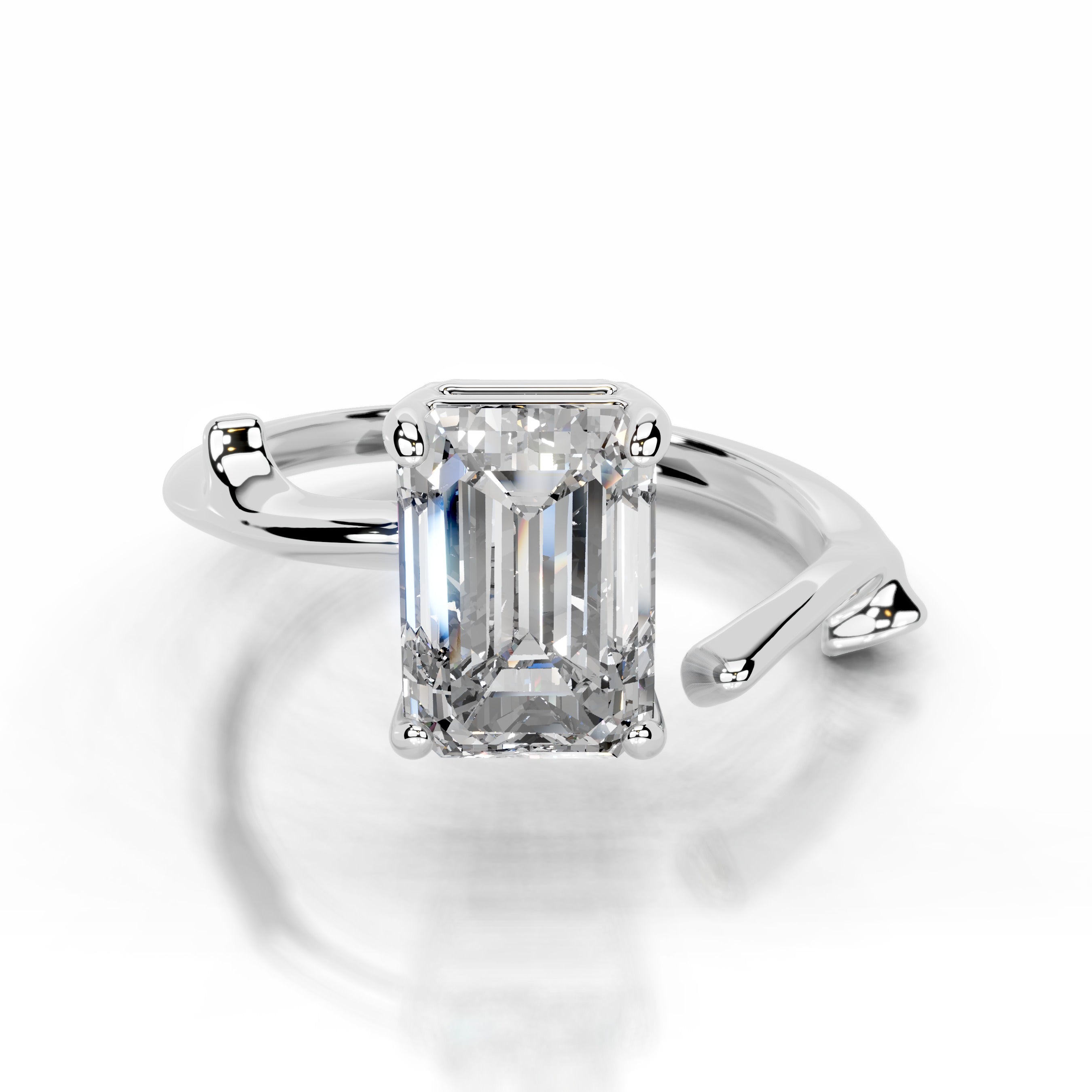 Branching Elegance Lab Grown Diamond Ring - Platinum (RTS)