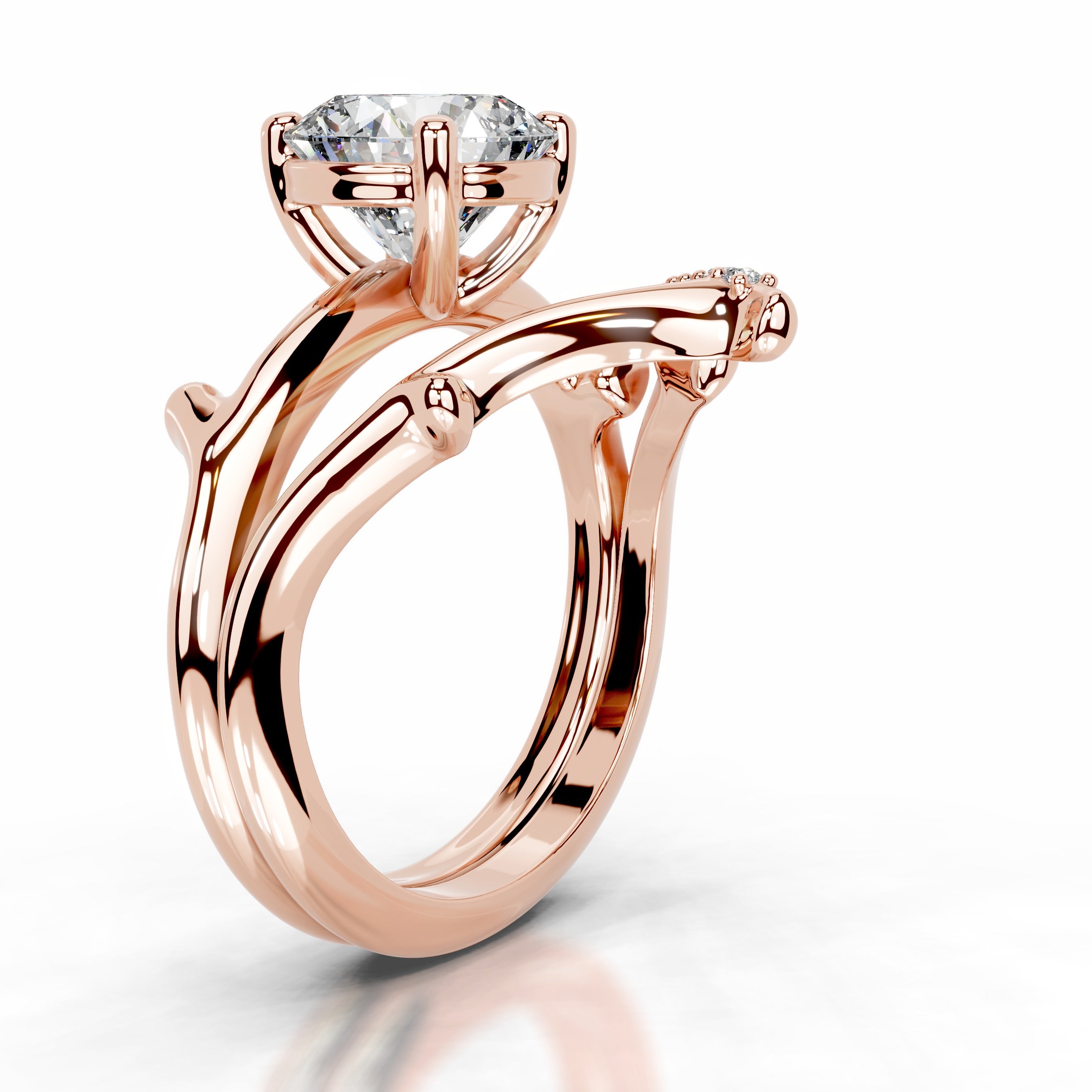 Blossom‘s Sparkle Lab Bridal Set - 14K Rose Gold