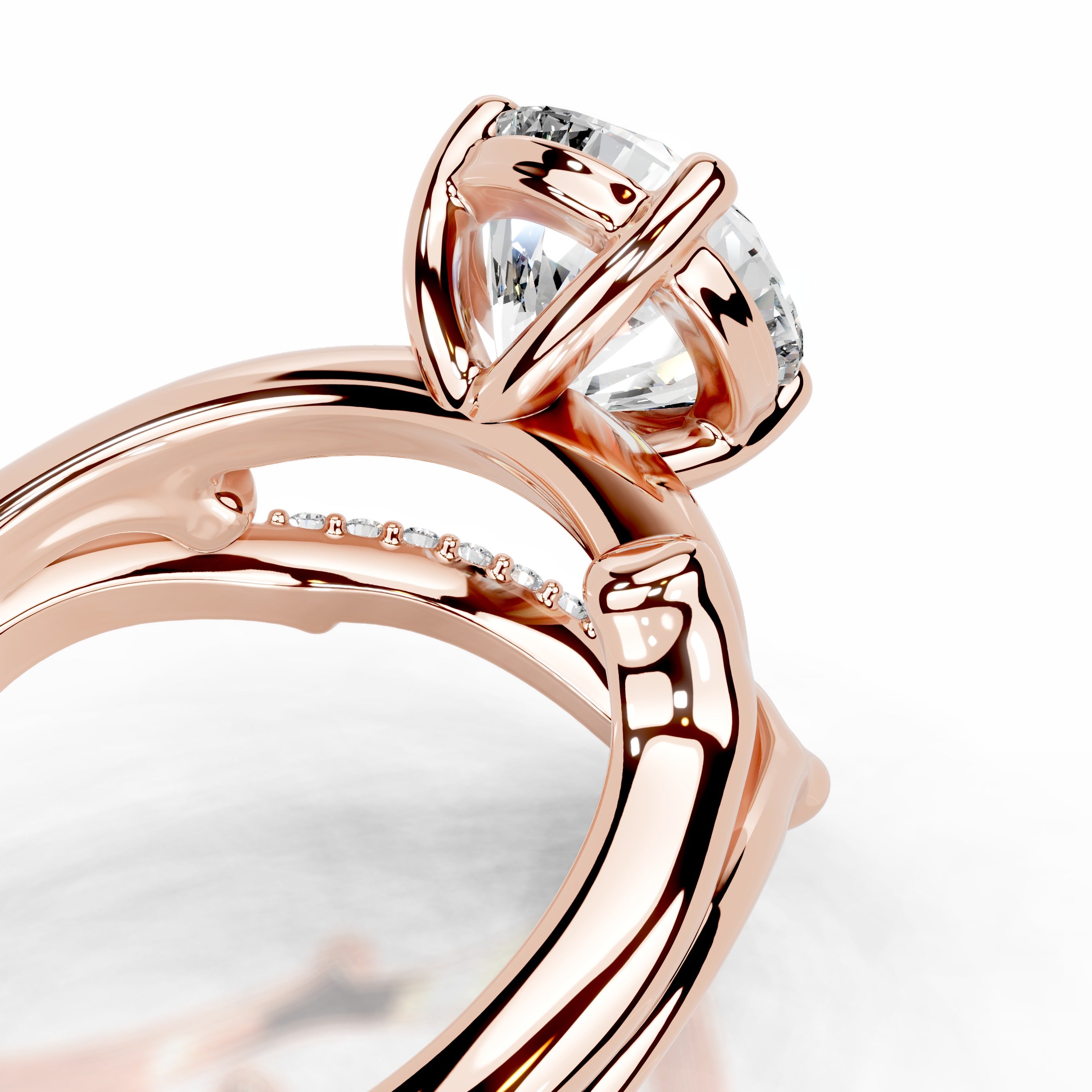 Blossom‘s Sparkle Lab Bridal Set - 14K Rose Gold