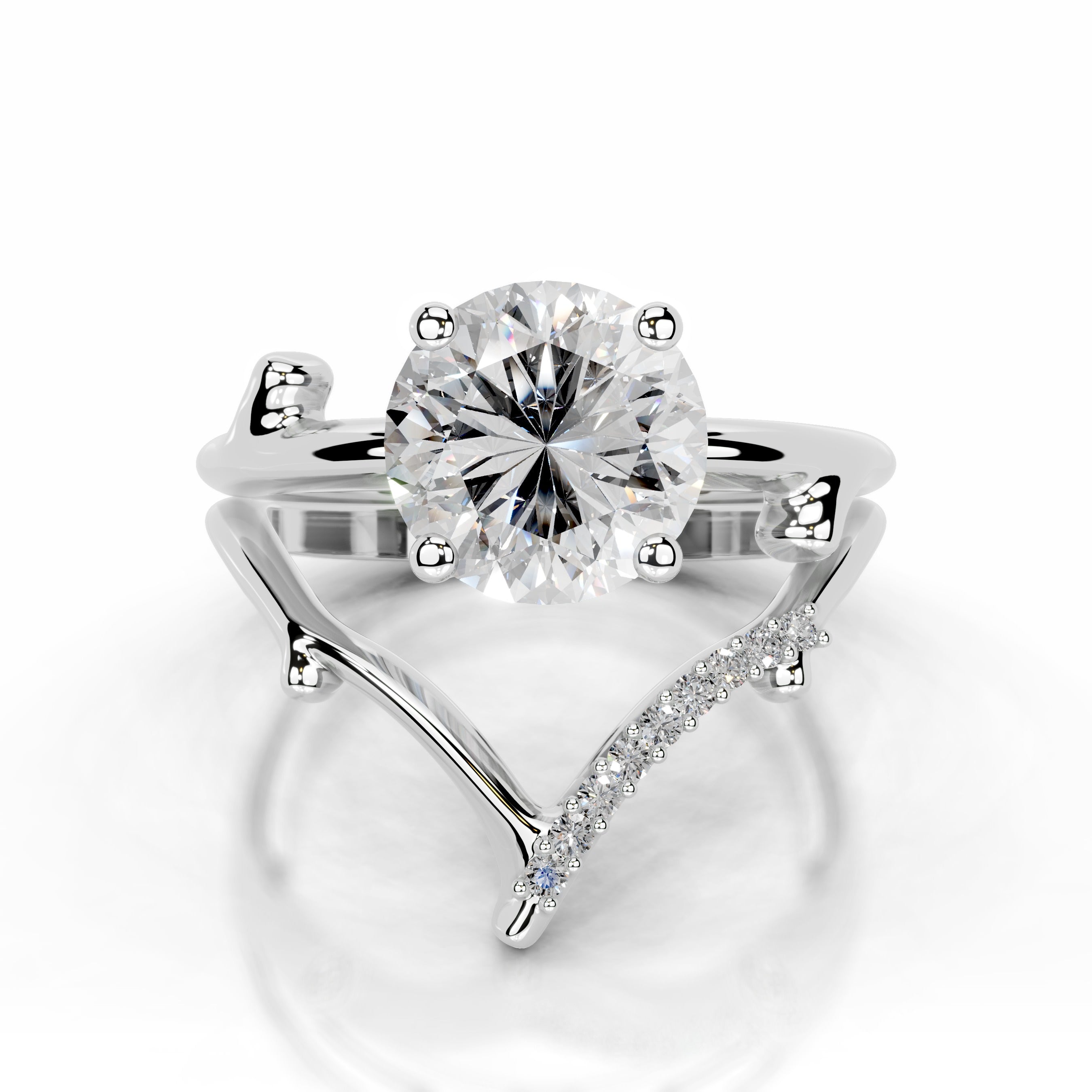 Blossom‘s Sparkle Lab Grown Bridal Set - 18K White Gold