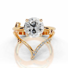 Blossom‘s Sparkle Lab Bridal Set- 18K Yellow Gold